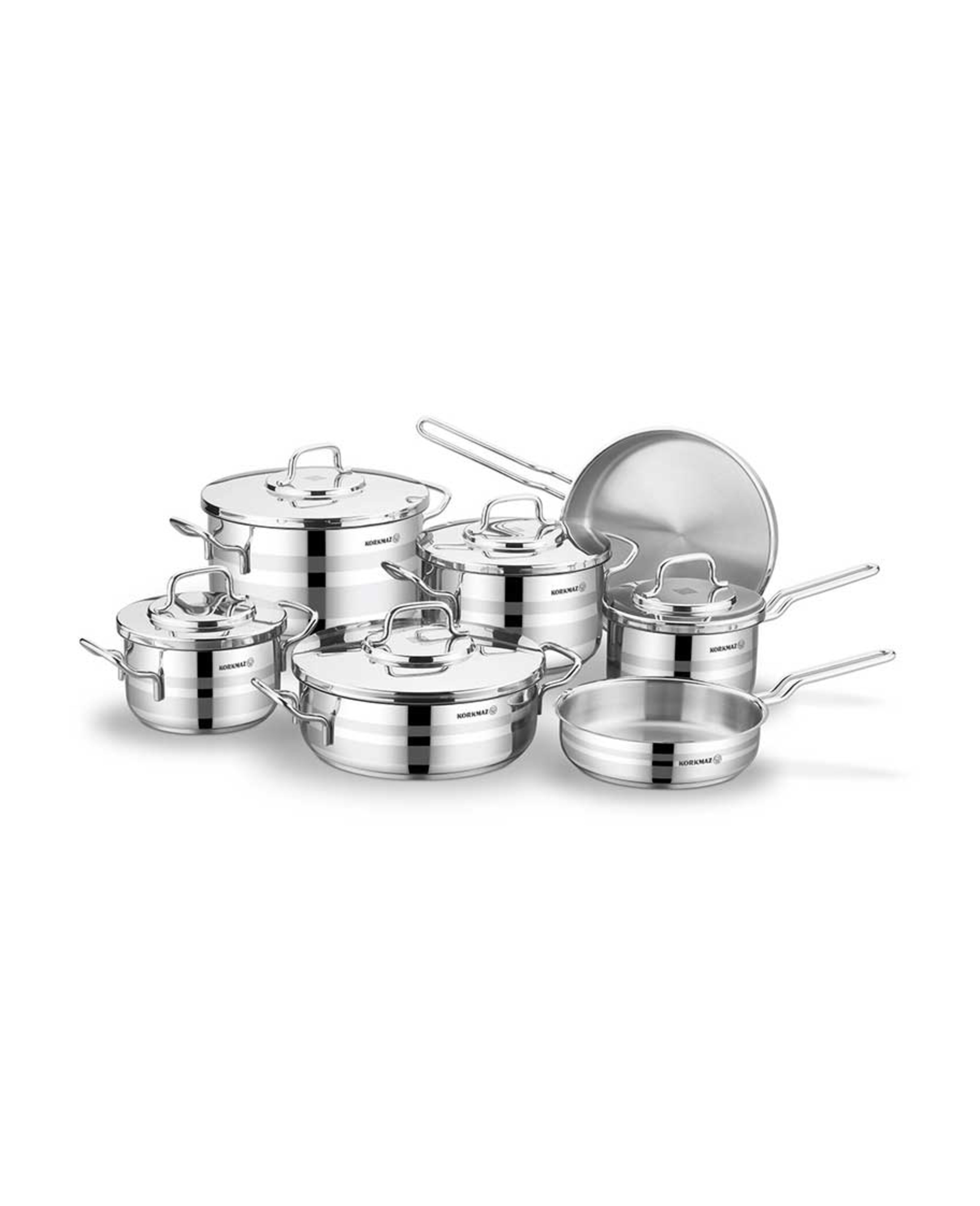 Korkmaz Astra 2 Cookware Sets 12pcs Tko133