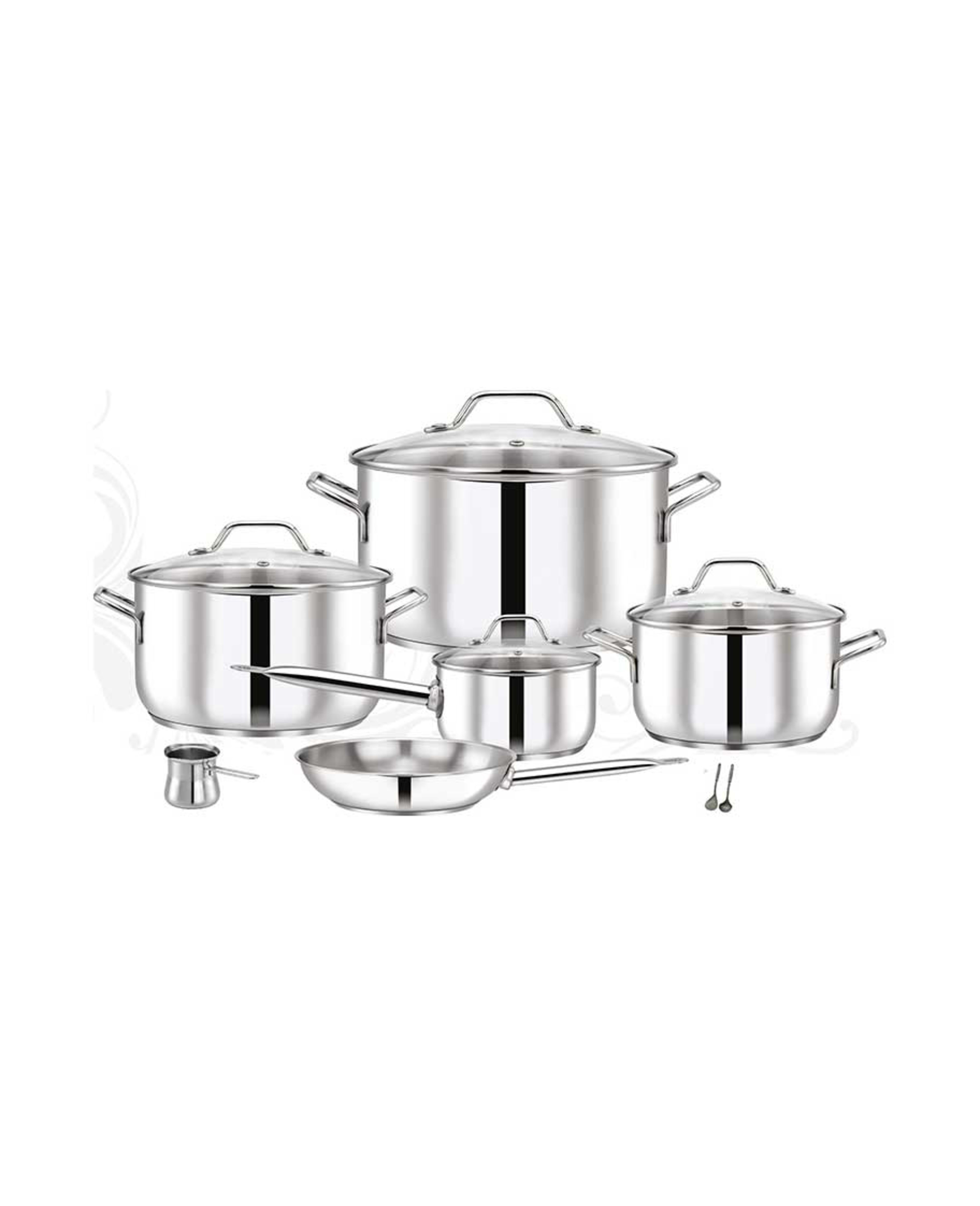 Pradeep Stainless Steel Cookware Set 12pcs Tpr033