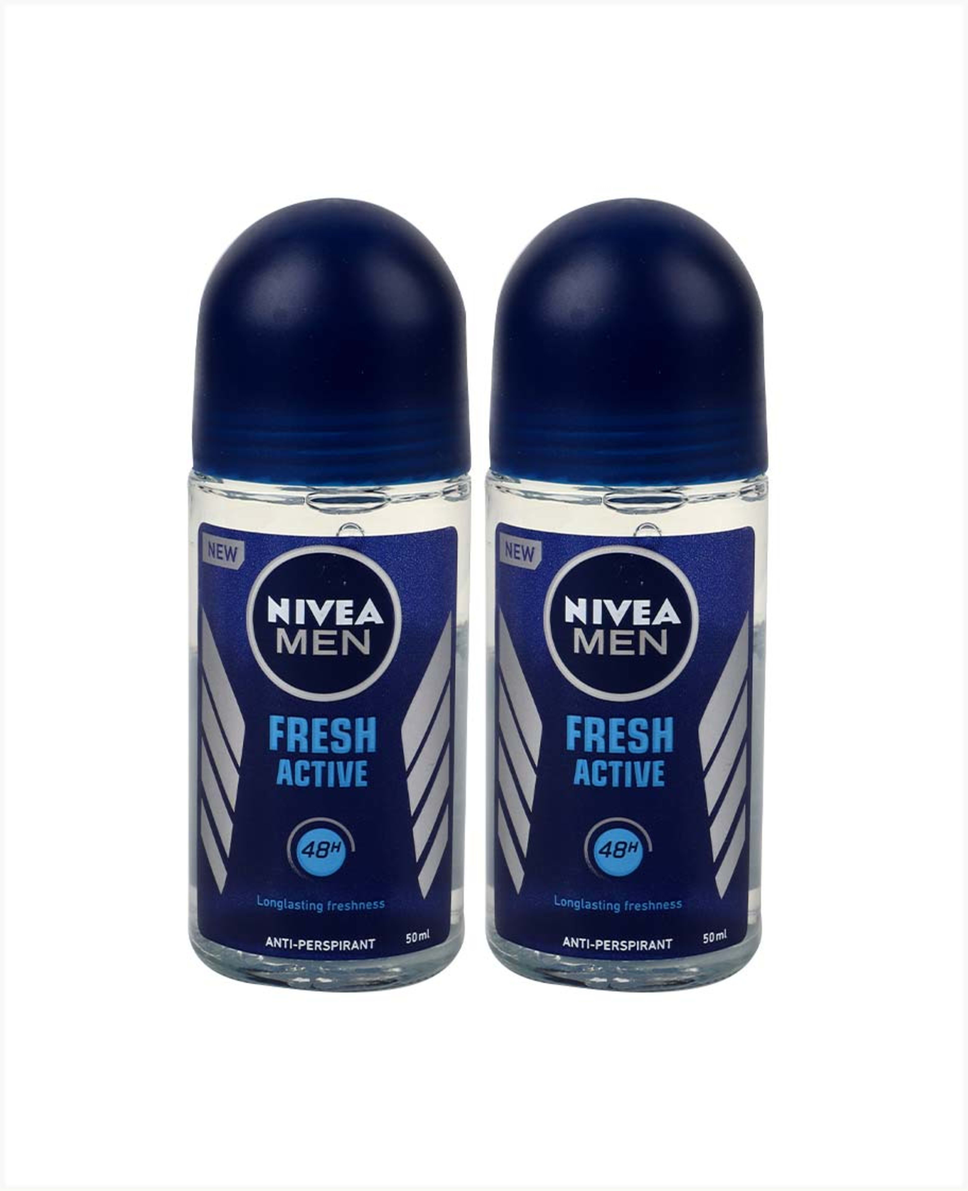 Nivea Men Deo Roll-on 50ml Twin Pack 20% Off
