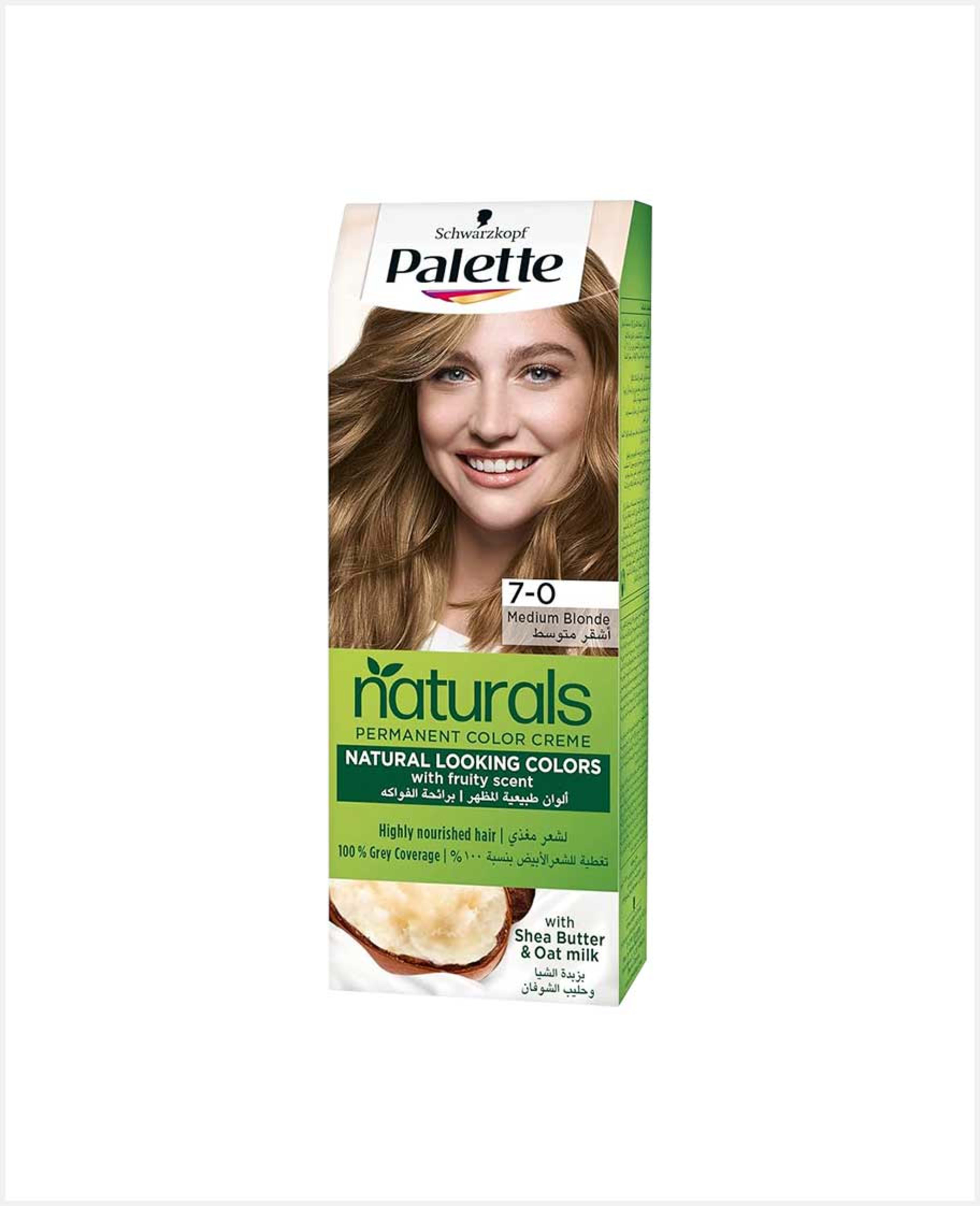 Palette Naturals Permanent Color Creme Medium Blonde 6-0 110ml