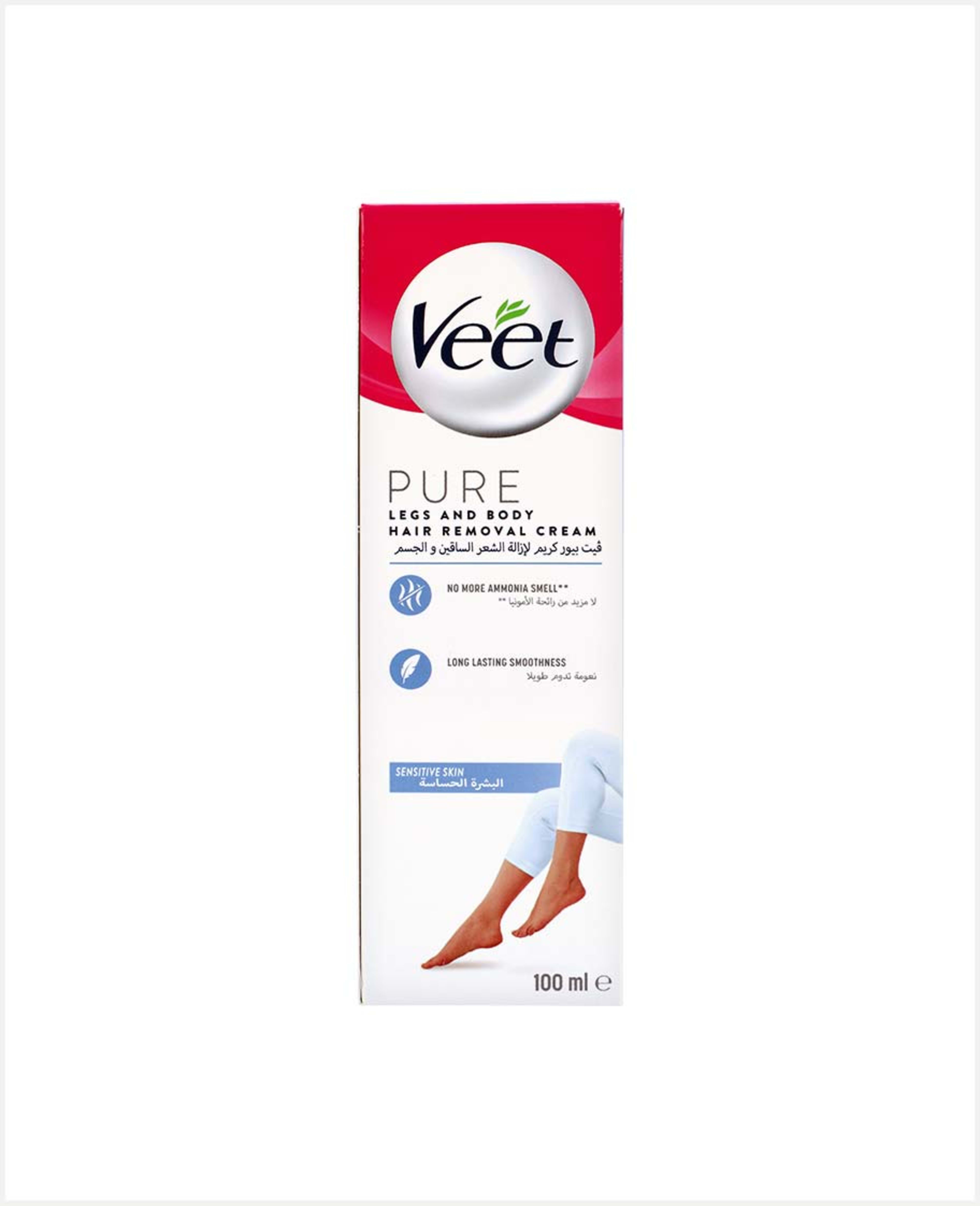 Veet Pure Legs and Body Hair Removal Cream 100ml