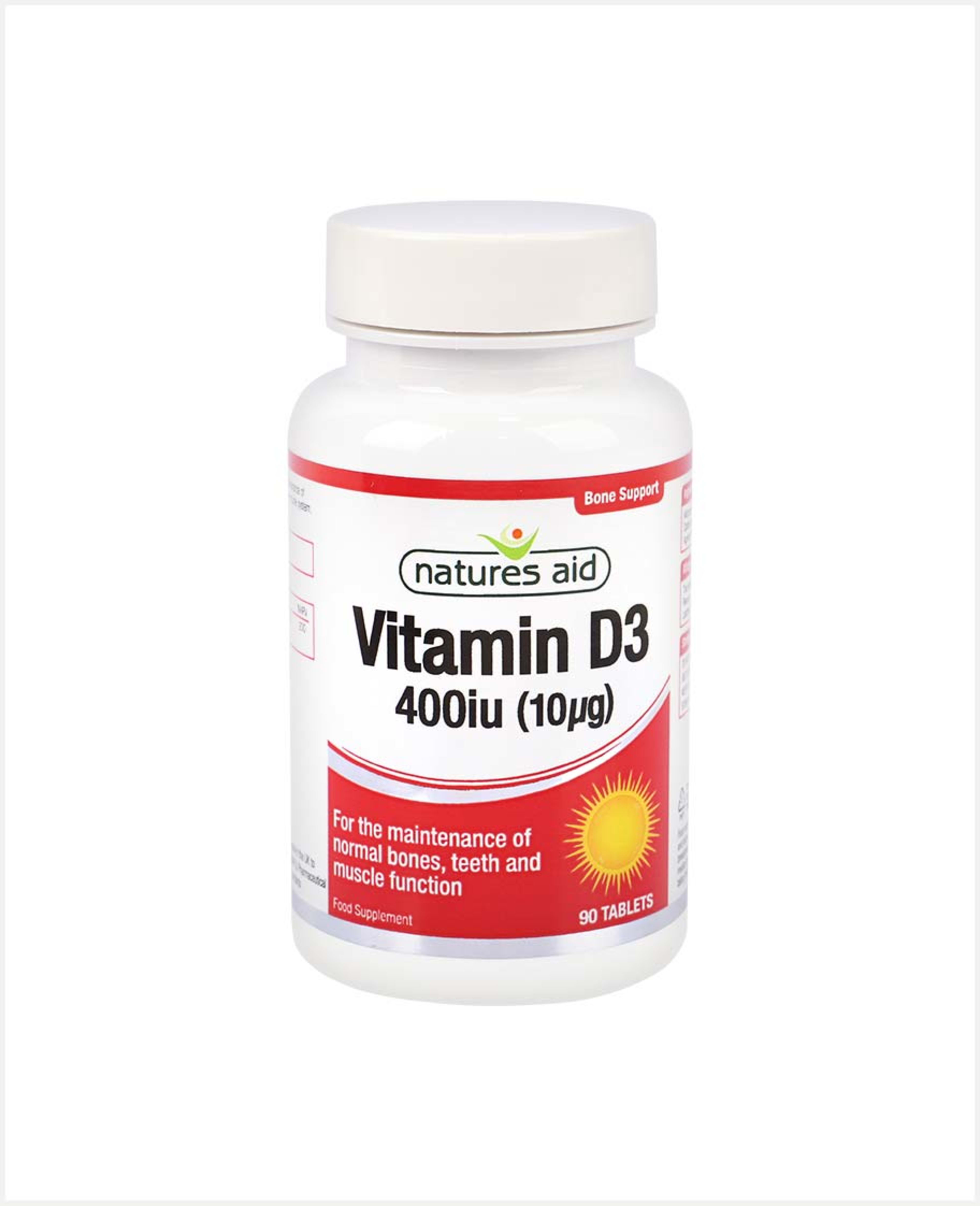 Natures Aid Vitamin D3 400iu 90 Tablets