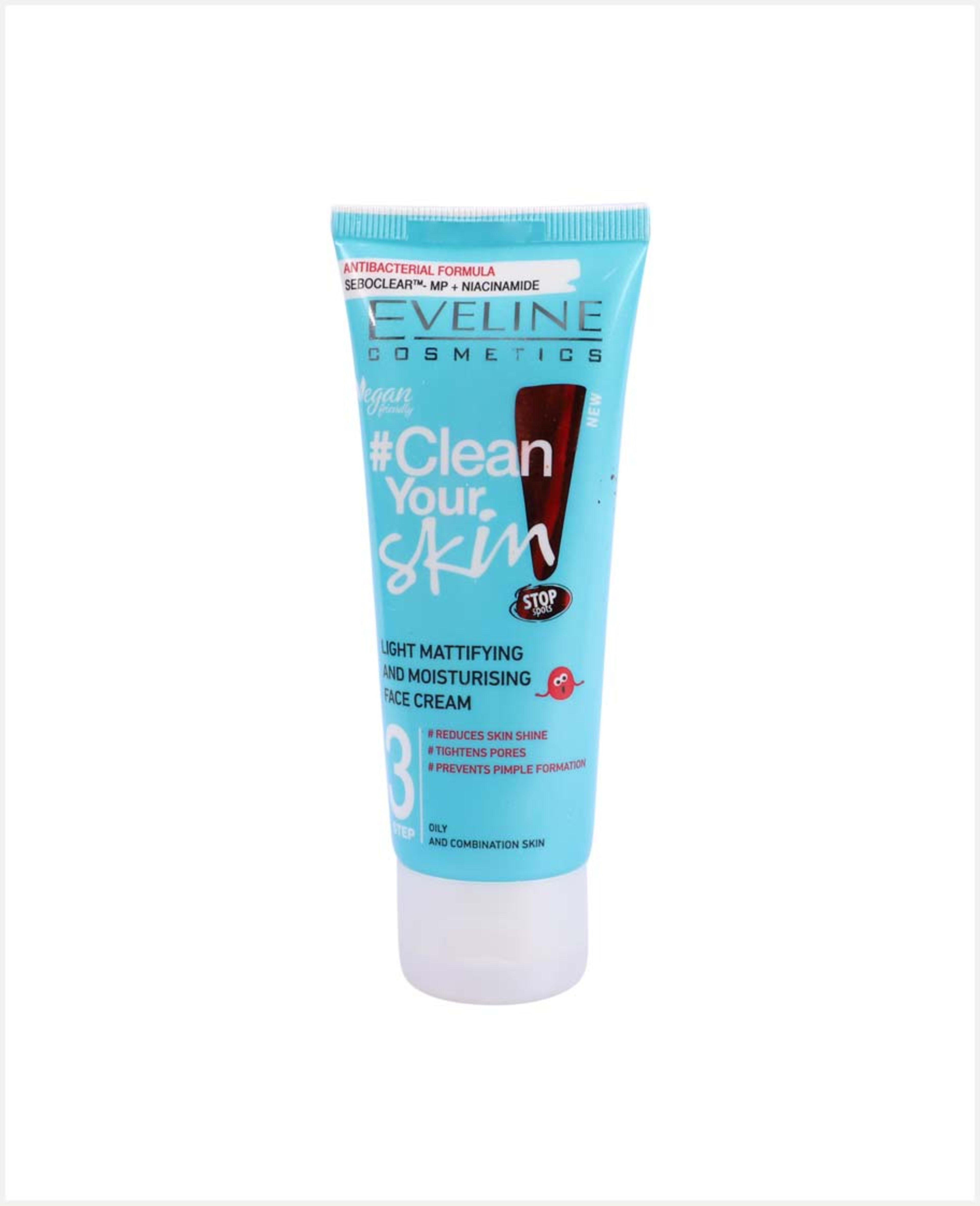 Eveline Clean Skin Light Mattifying&moisture Face Cream 75ml