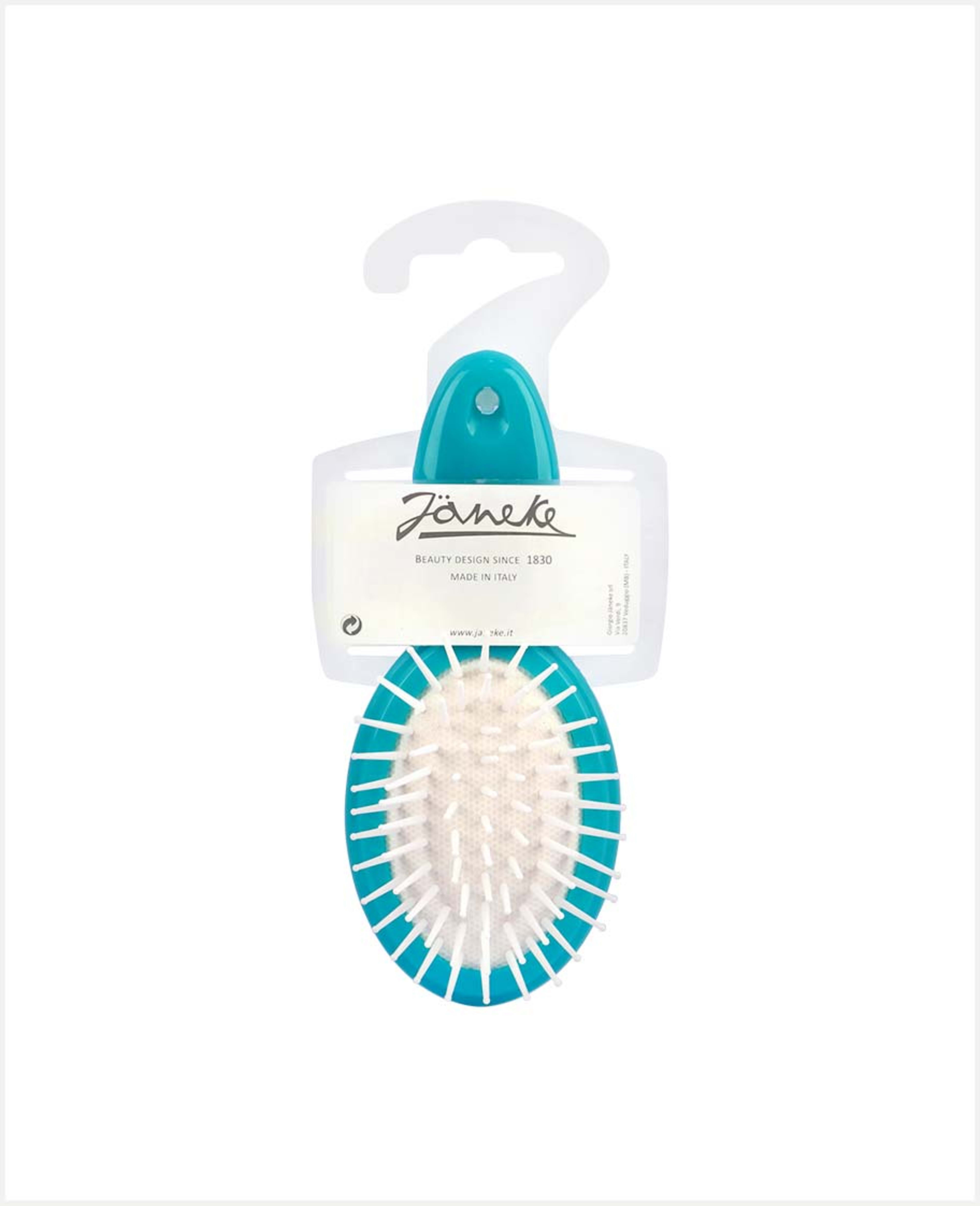 Janeke Hair Brush Turquoise 82sp25 Tse