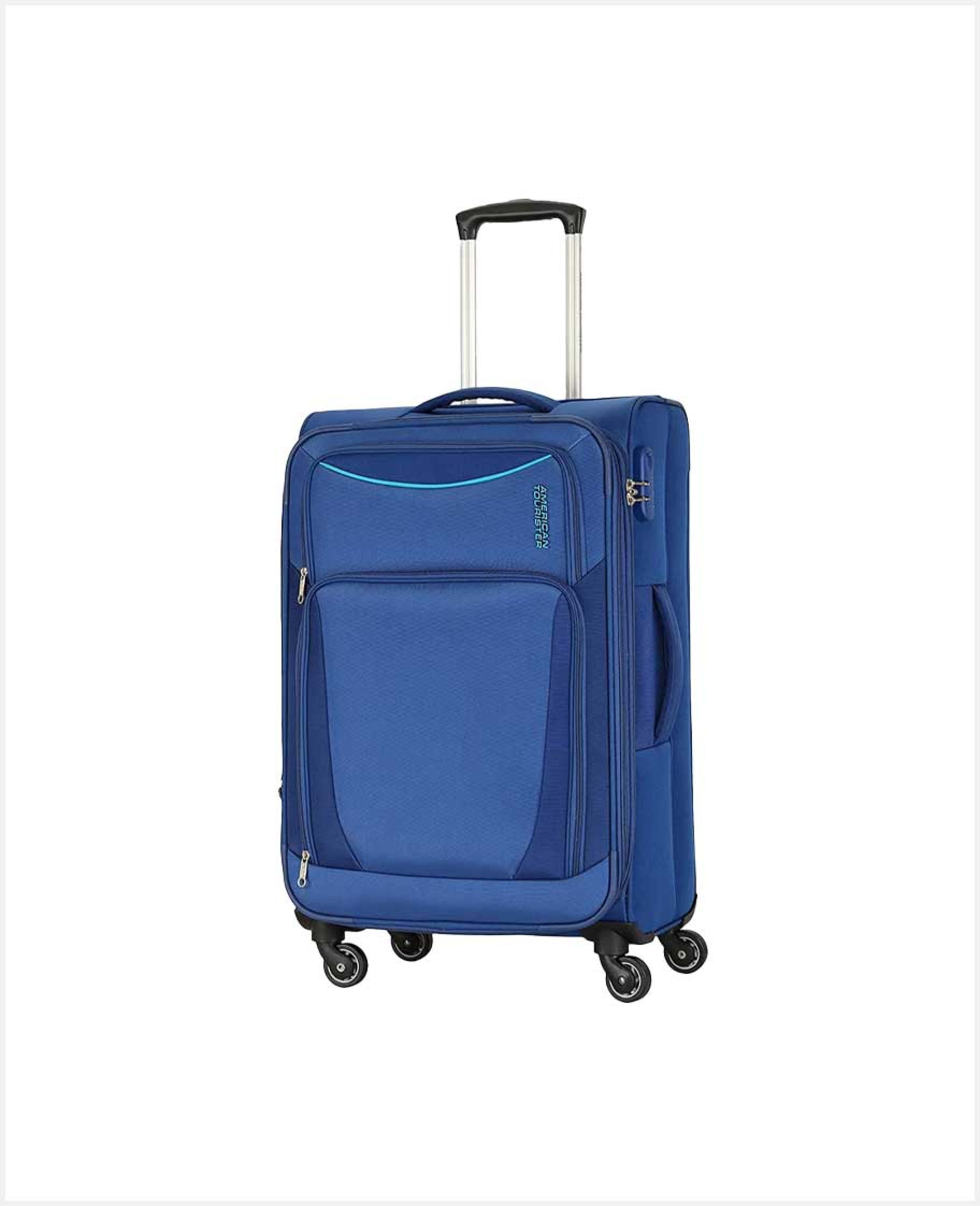 American Tourister Portland Spinner Trolley Blue 68cm