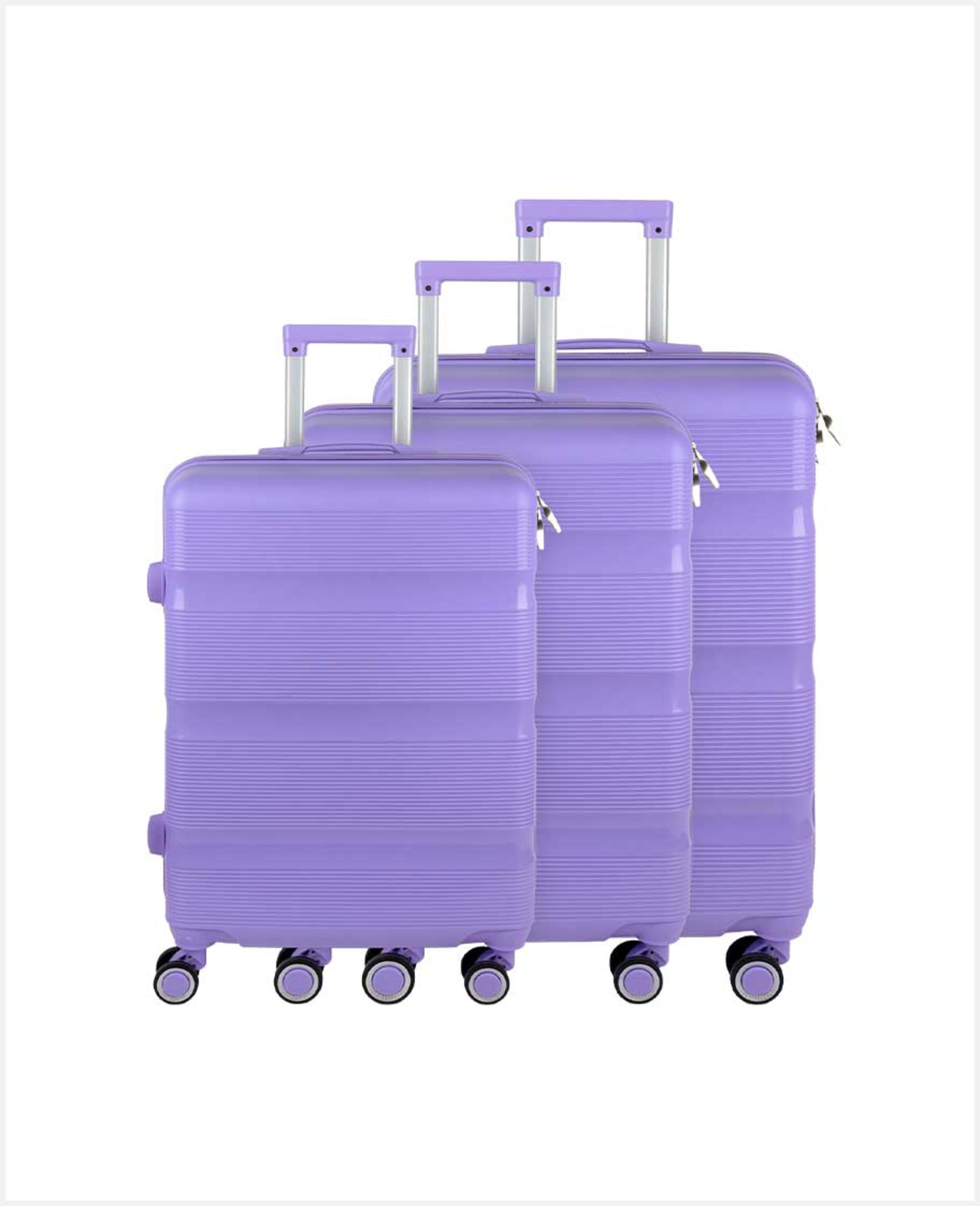 Greencraft Pp 4wheel Trolley 3pcs 20/24/28inch Pp8027b