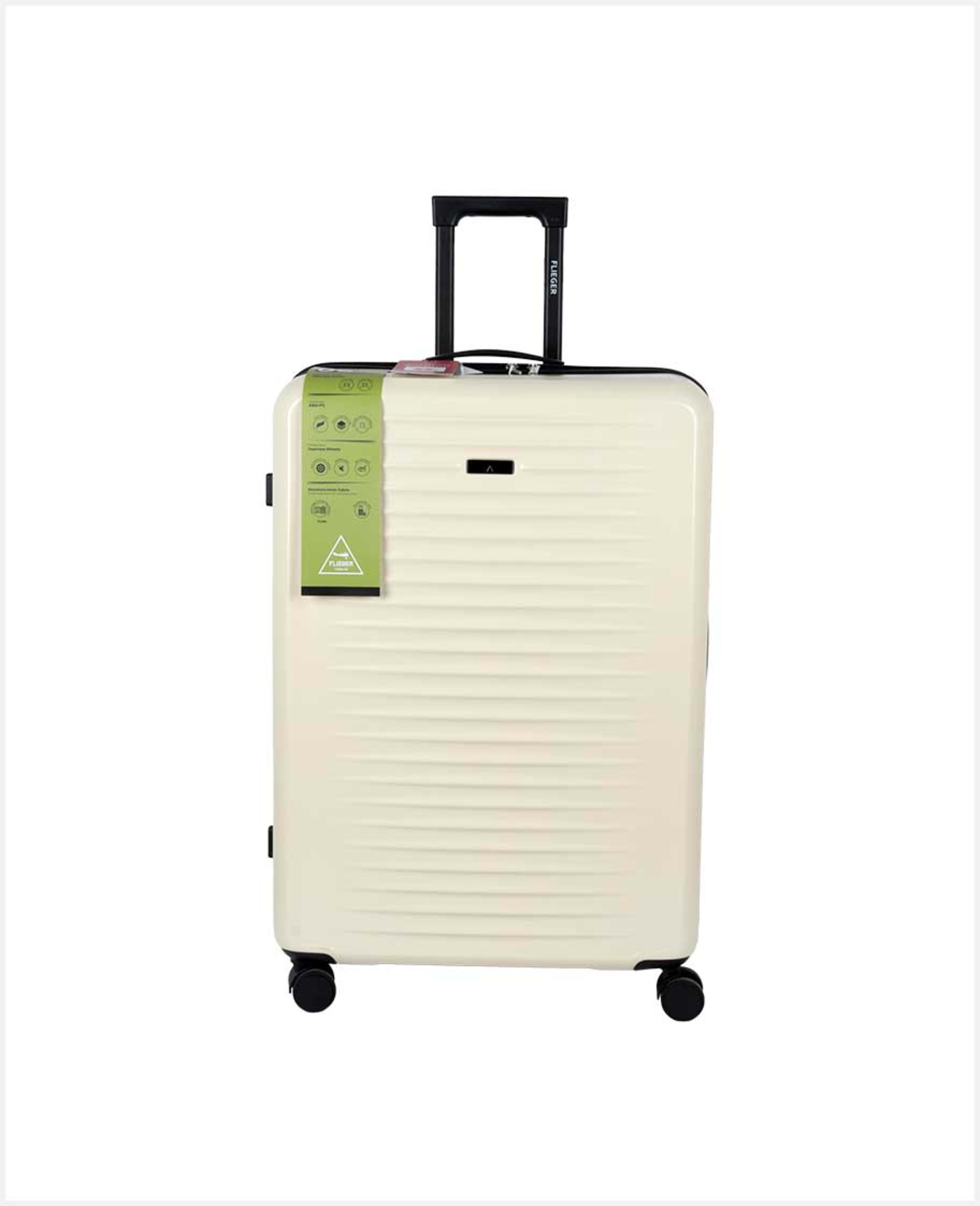 Flieger Abs 4 Wheel Hard Trolley White 24inch 1031