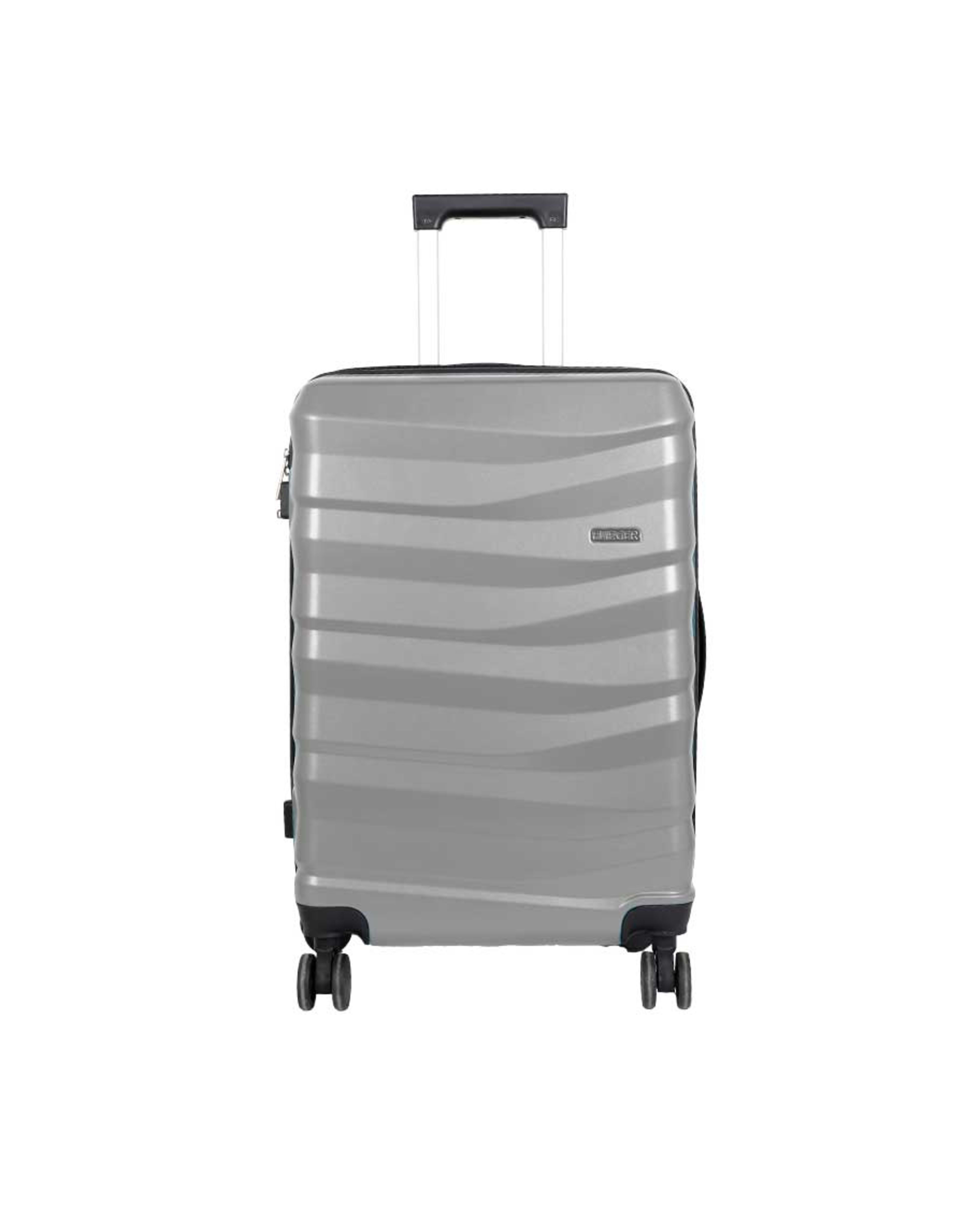 Gp Hard Trolley 4 Wheel Silver 28inch 1055