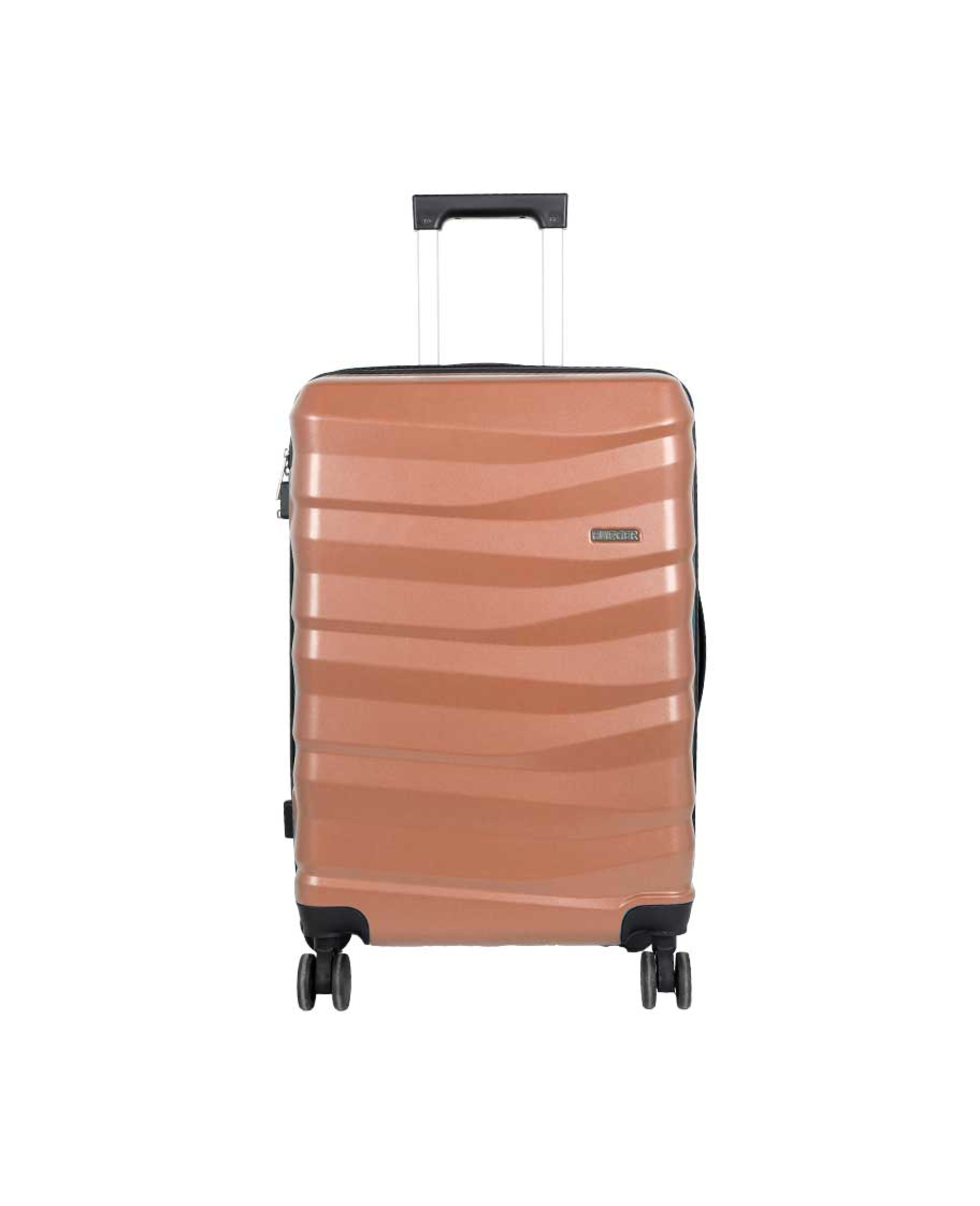 Gp Hard Trolley 4 Wheel Rose Gold 24inch 1055