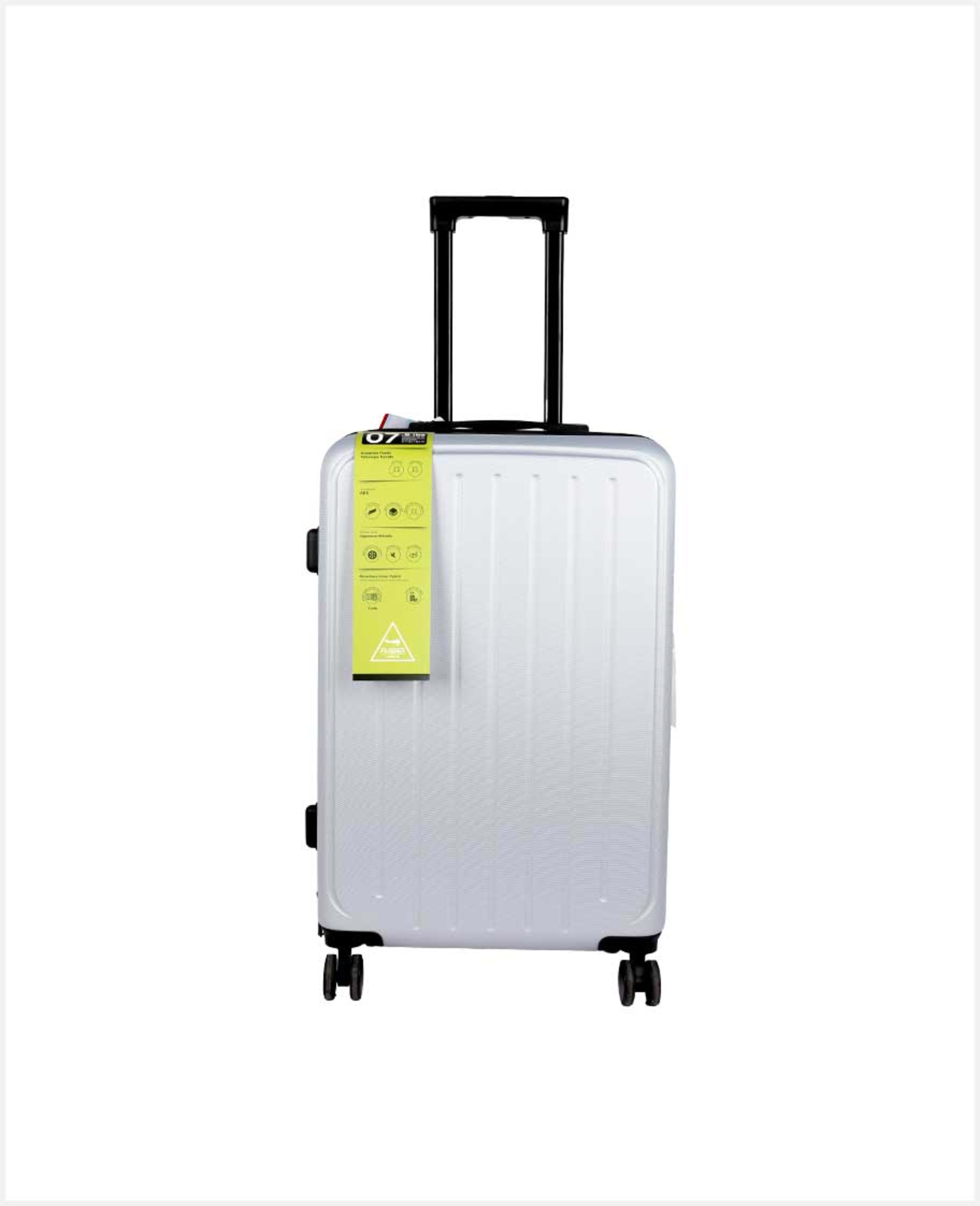 Gp Hard Trolley 4 Wheel Silver 24inch 0910