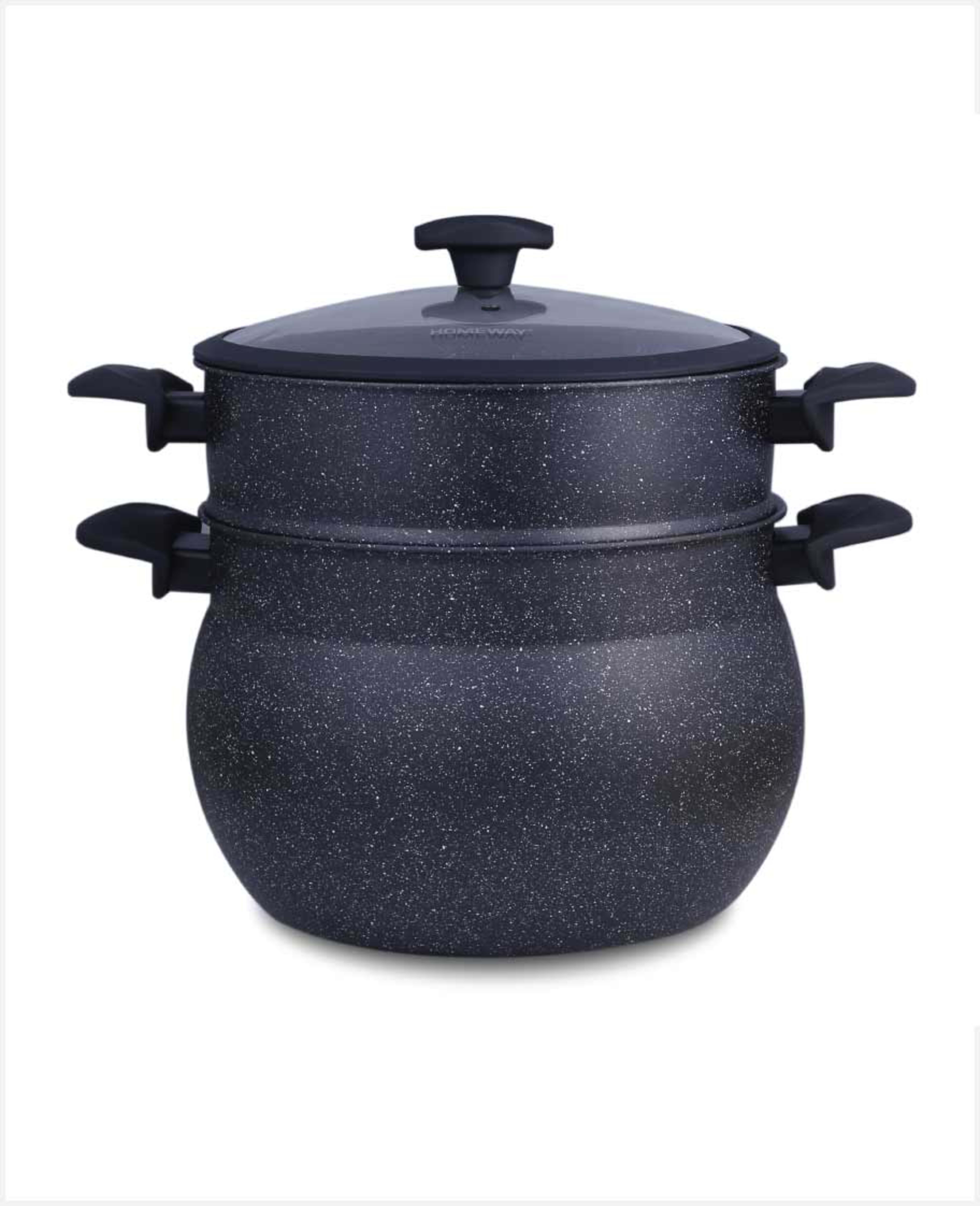 Homeway Non Stick Marble Coated Steamer 26cm Hw3518