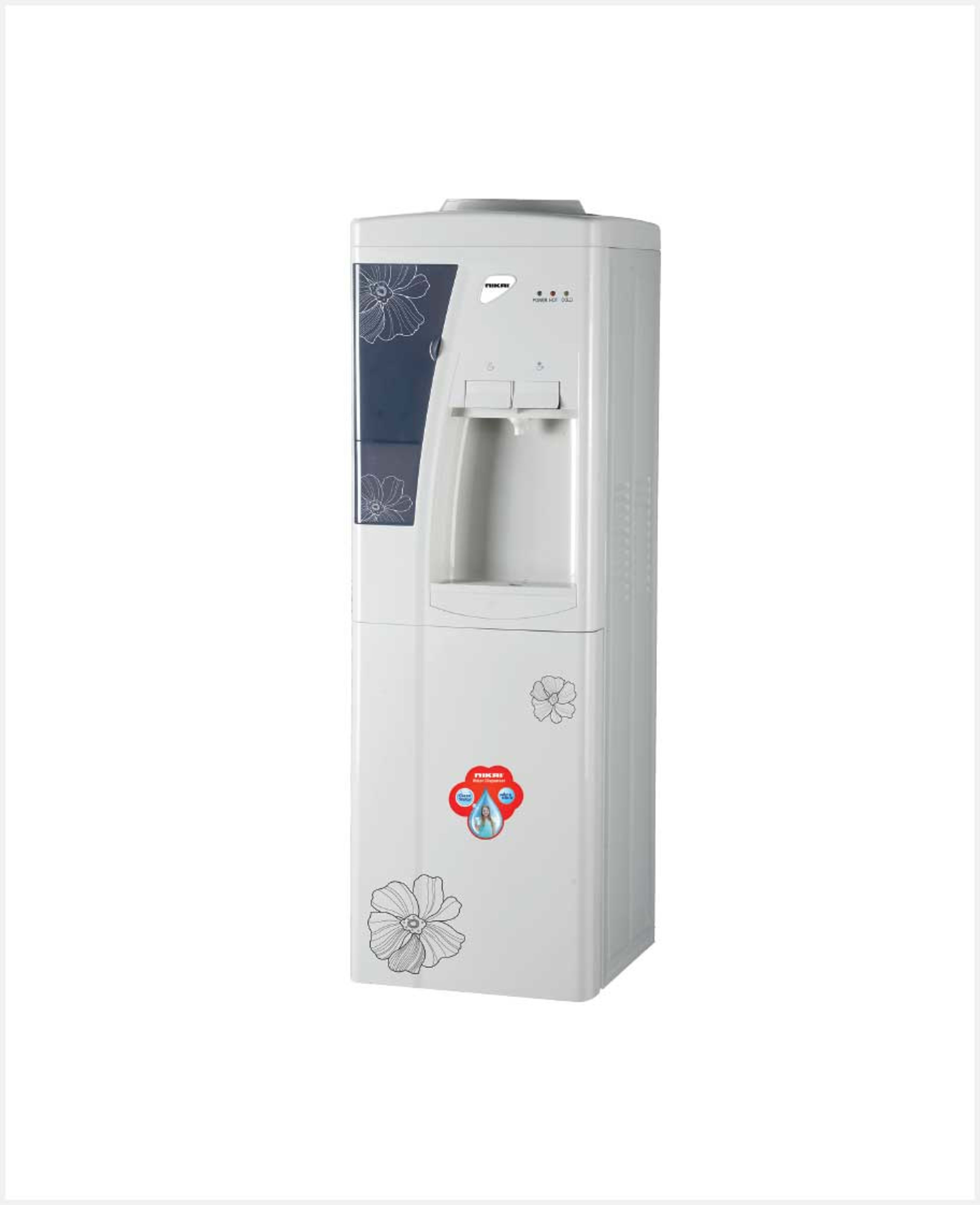 Nikai Hot & Cold Water Dispenser with Cabinet Nwd1208c1