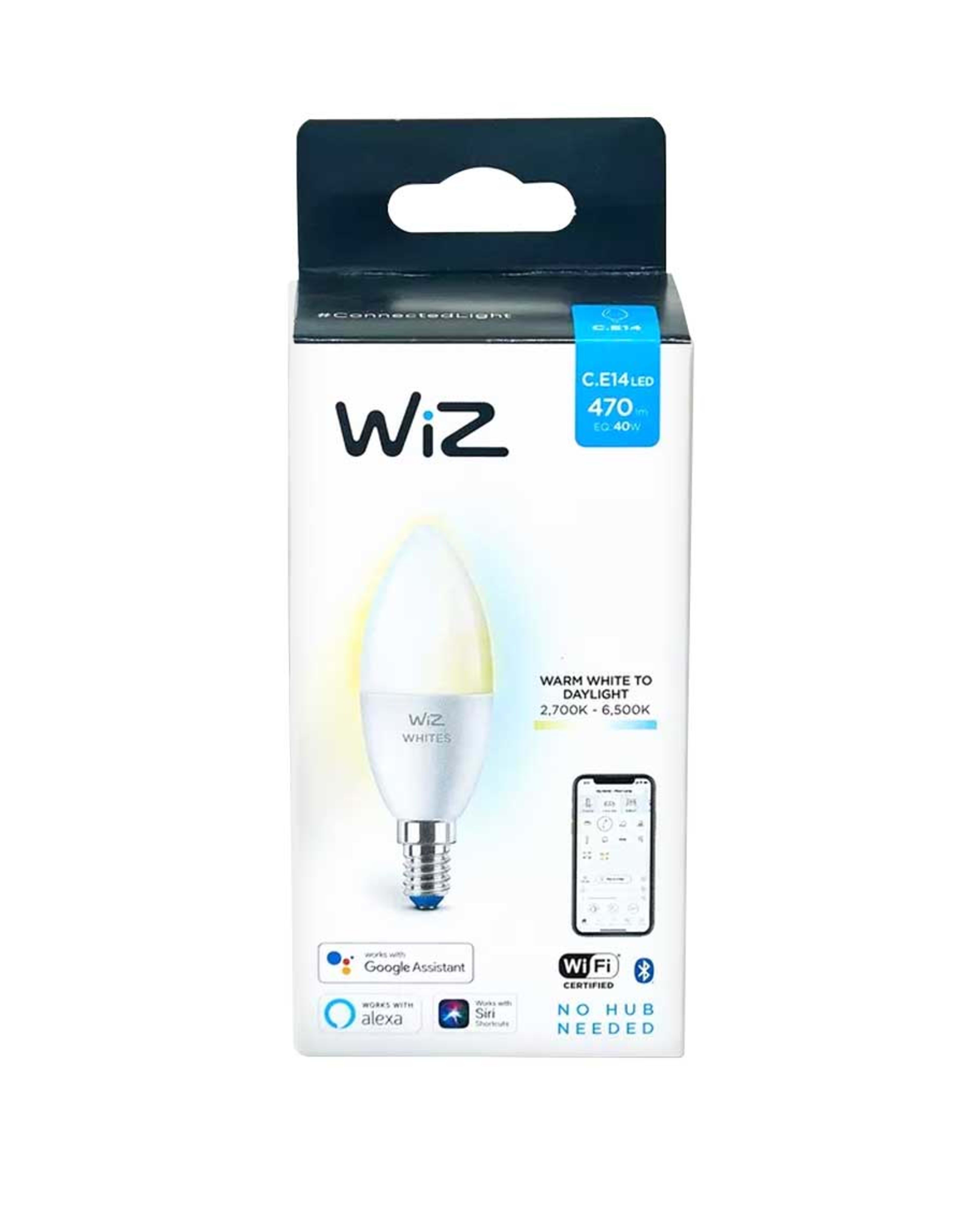 Wiz Wi-fi Warm White LED Lamp C.e14 LED 40w