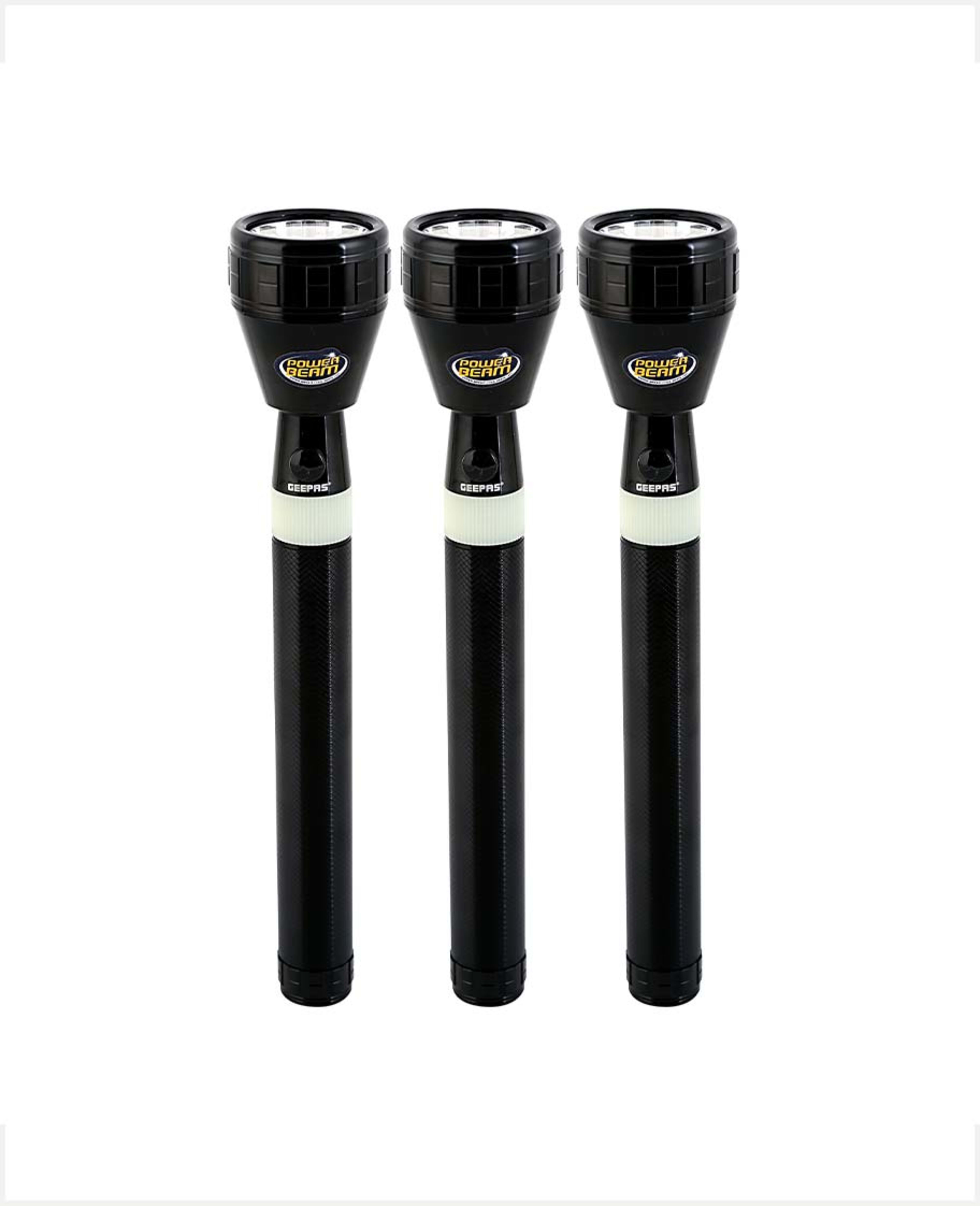 Geepas 3in1 Rechargeable LED Flashlight Gfl4658