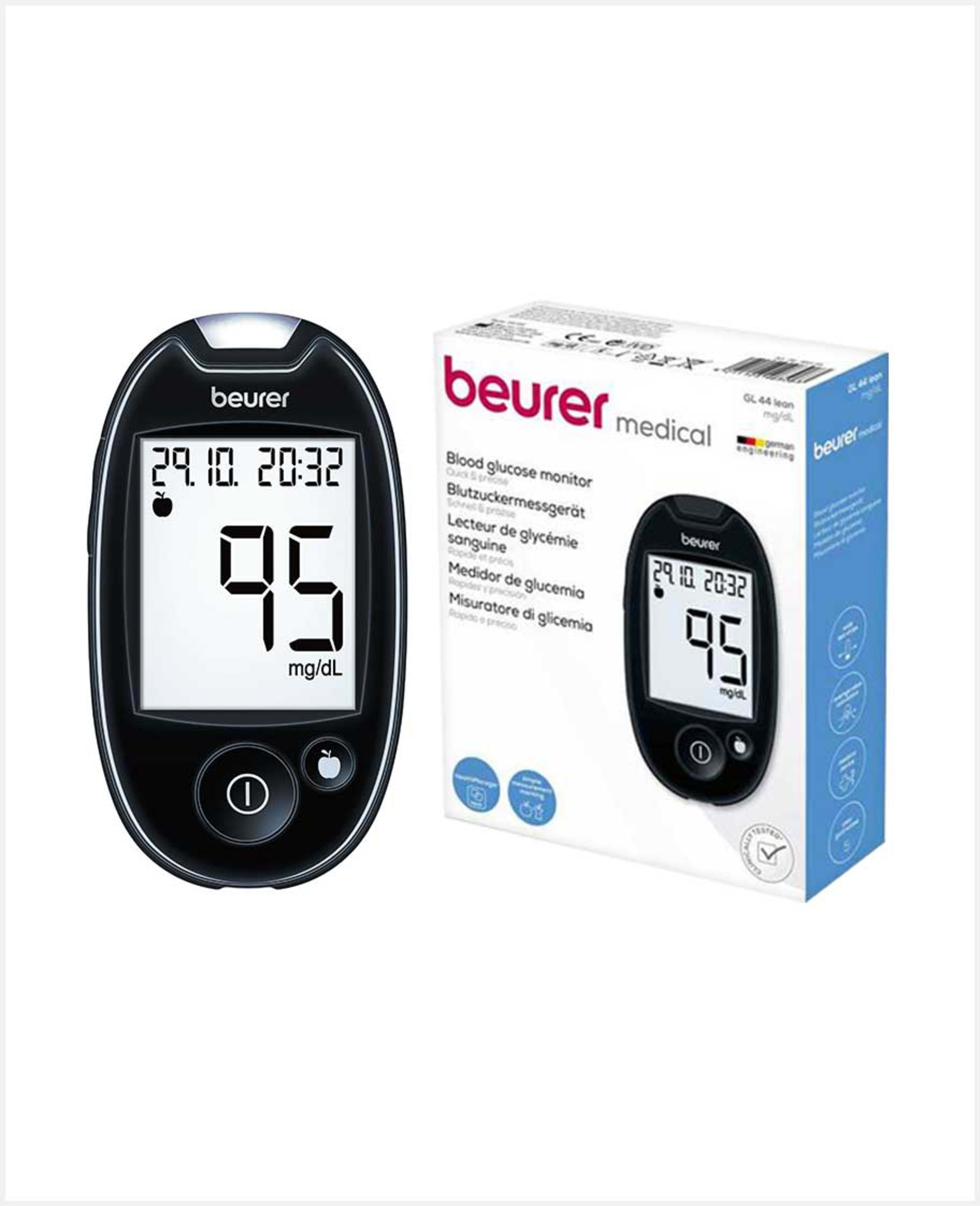 Beurer Free Sugar Monitor+test Strip 10s Gl44