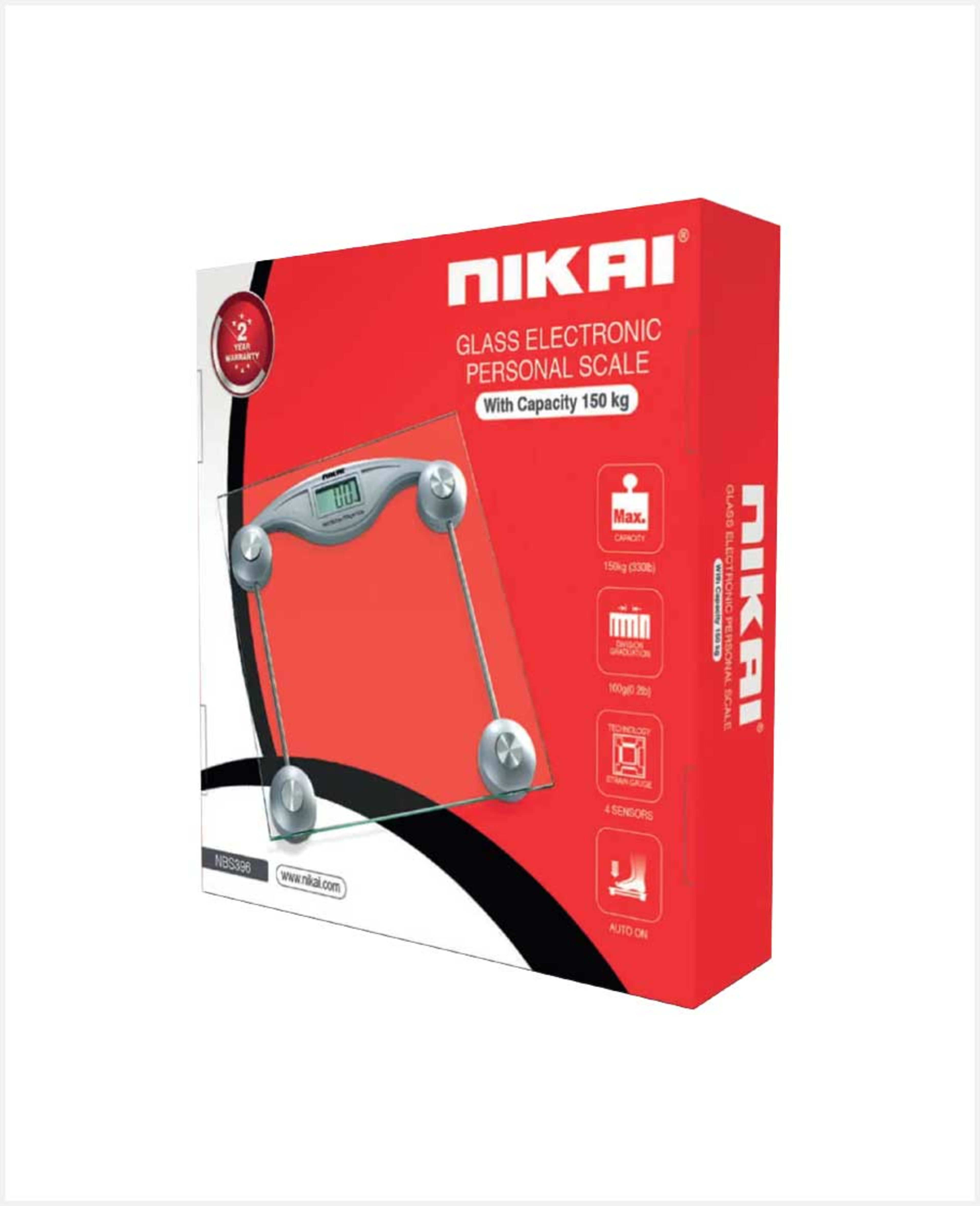 Nikai Bathroom Scale 150kg Nbs396