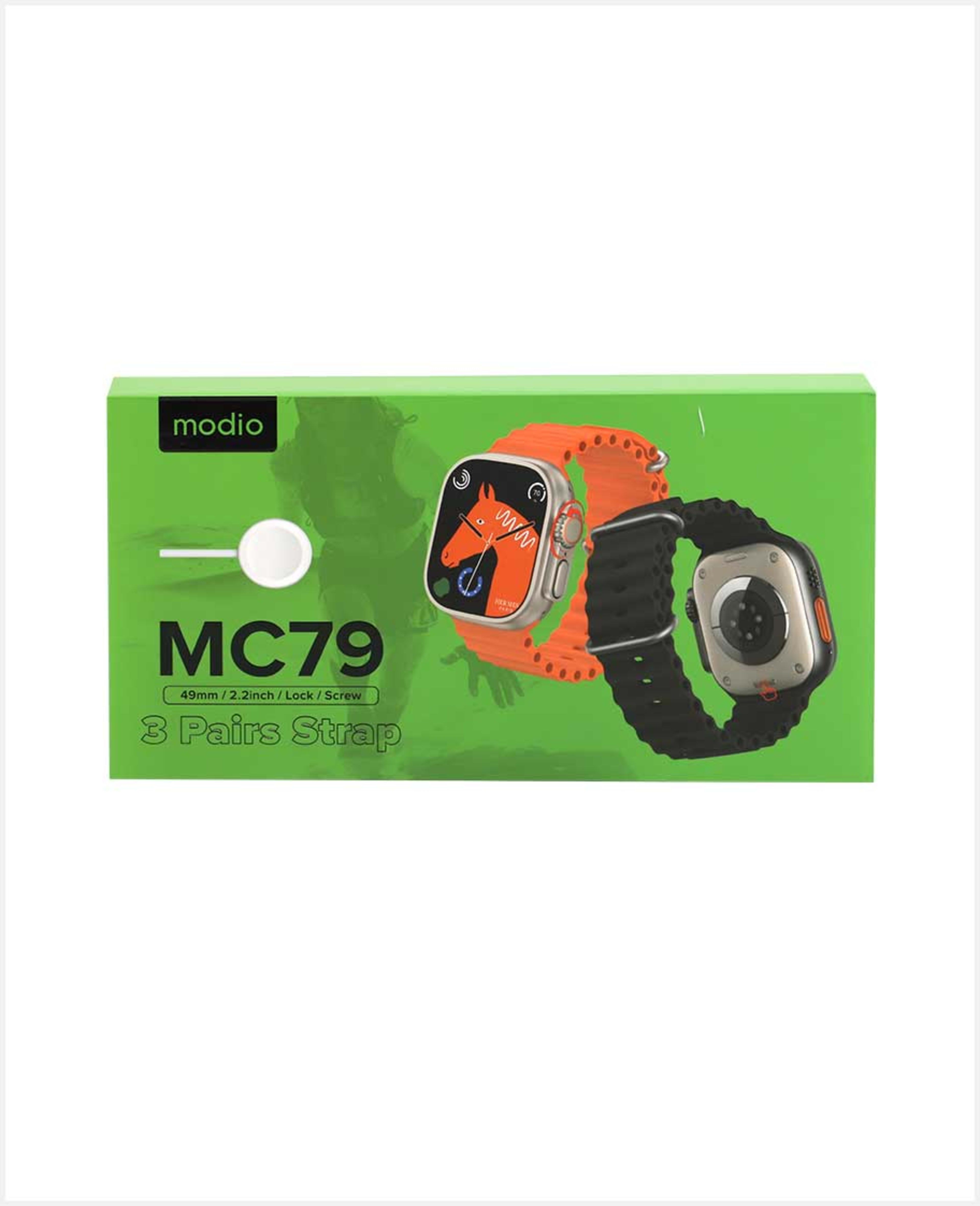 Modio Smart Watch Ultra 3pairs Strap Mc79