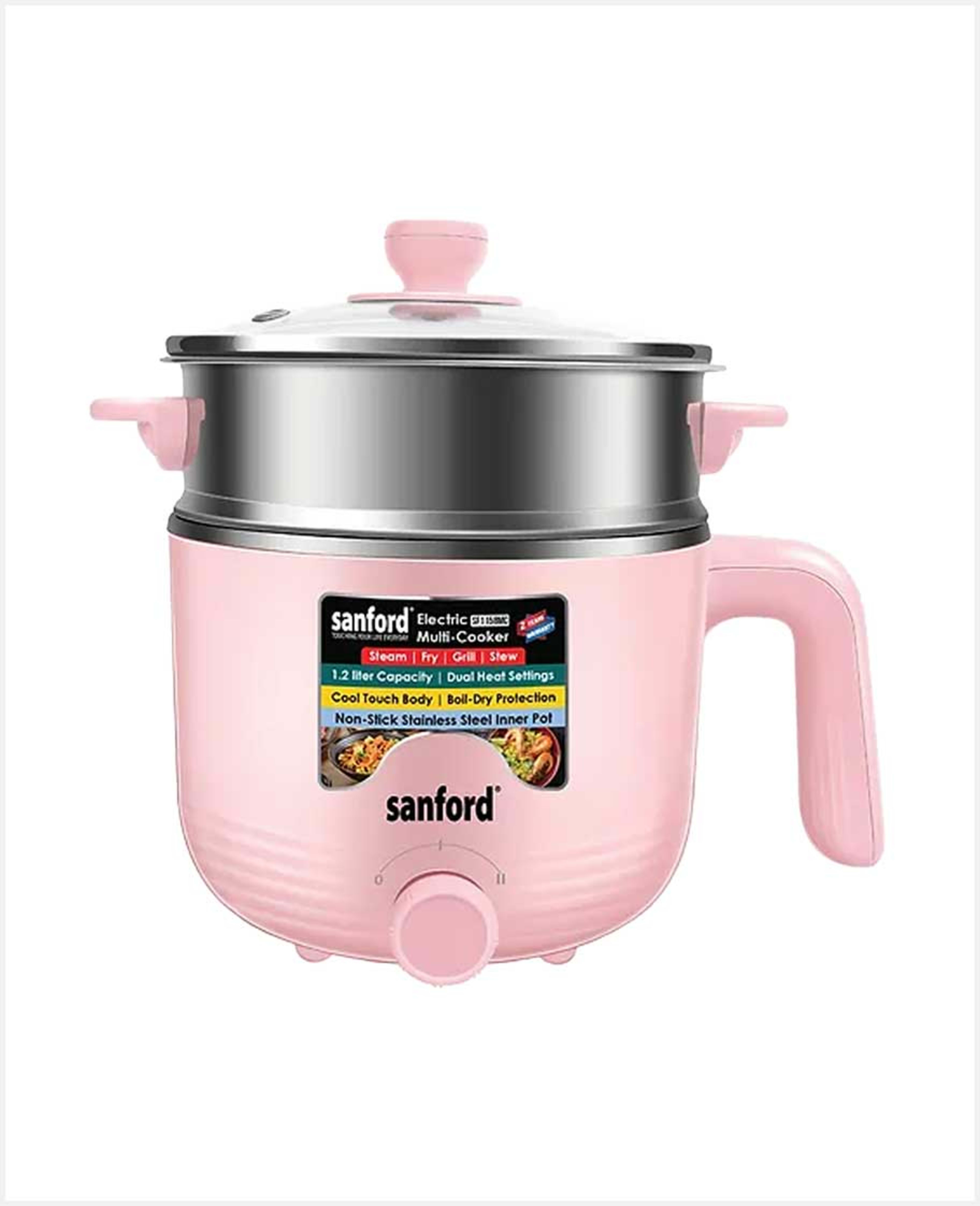 Sanford Electric Multi Cooker 1.2ltr Sf1158mc Bs