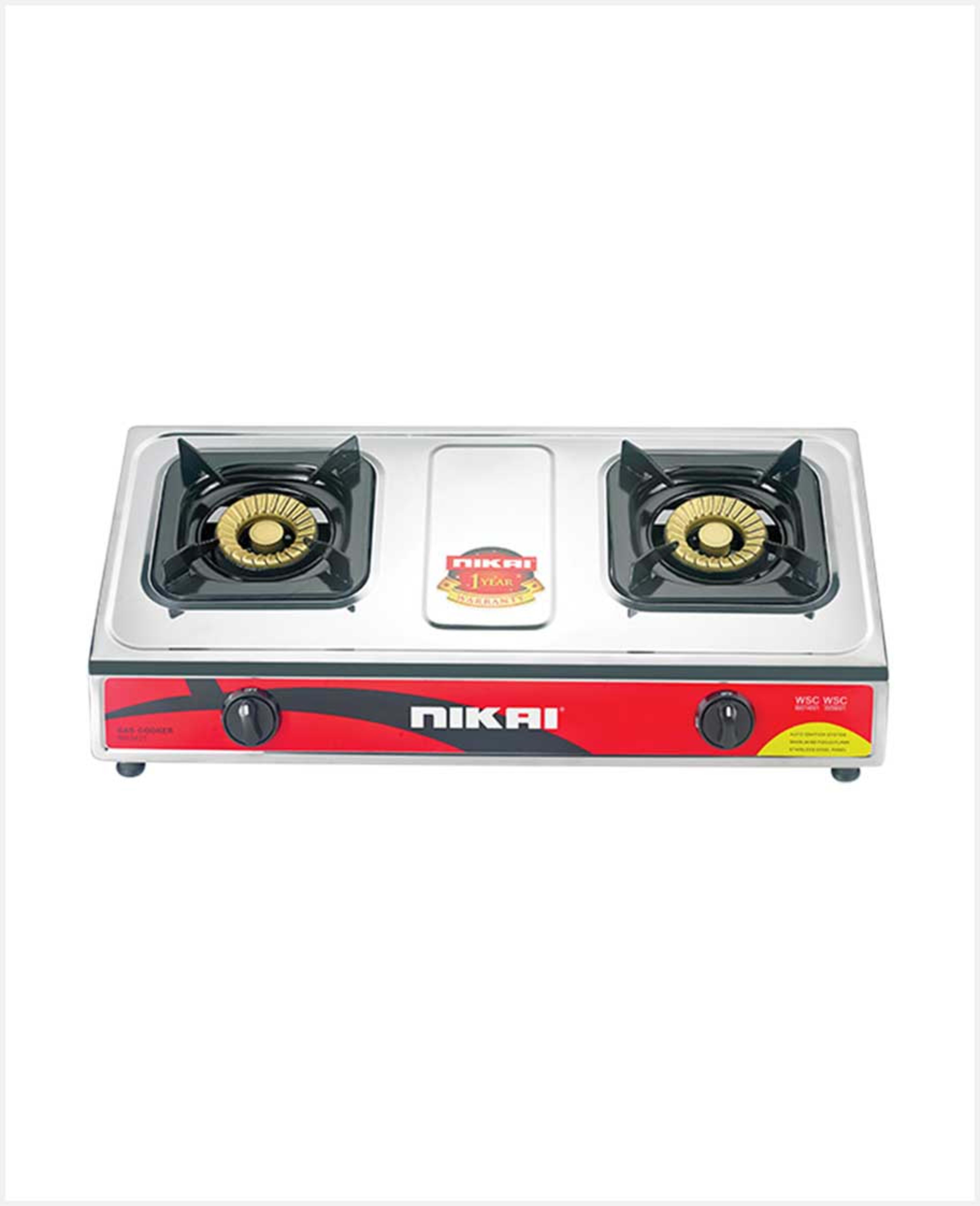 Nikai Double Burner Ss Table Gas Stove Ng642q