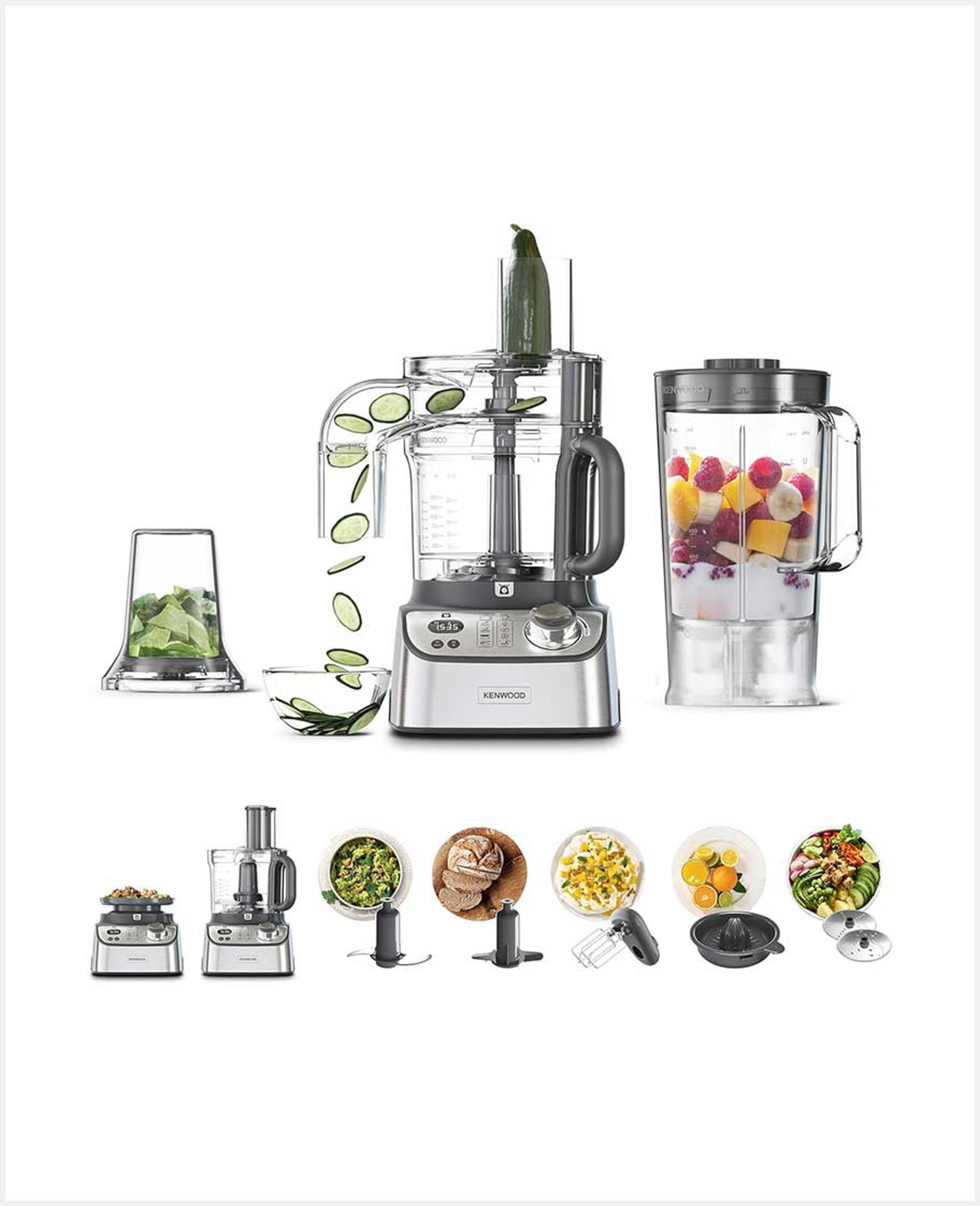 Kenwood Multi-functnl Food Processor1000w Slvr Fdm71.690ss