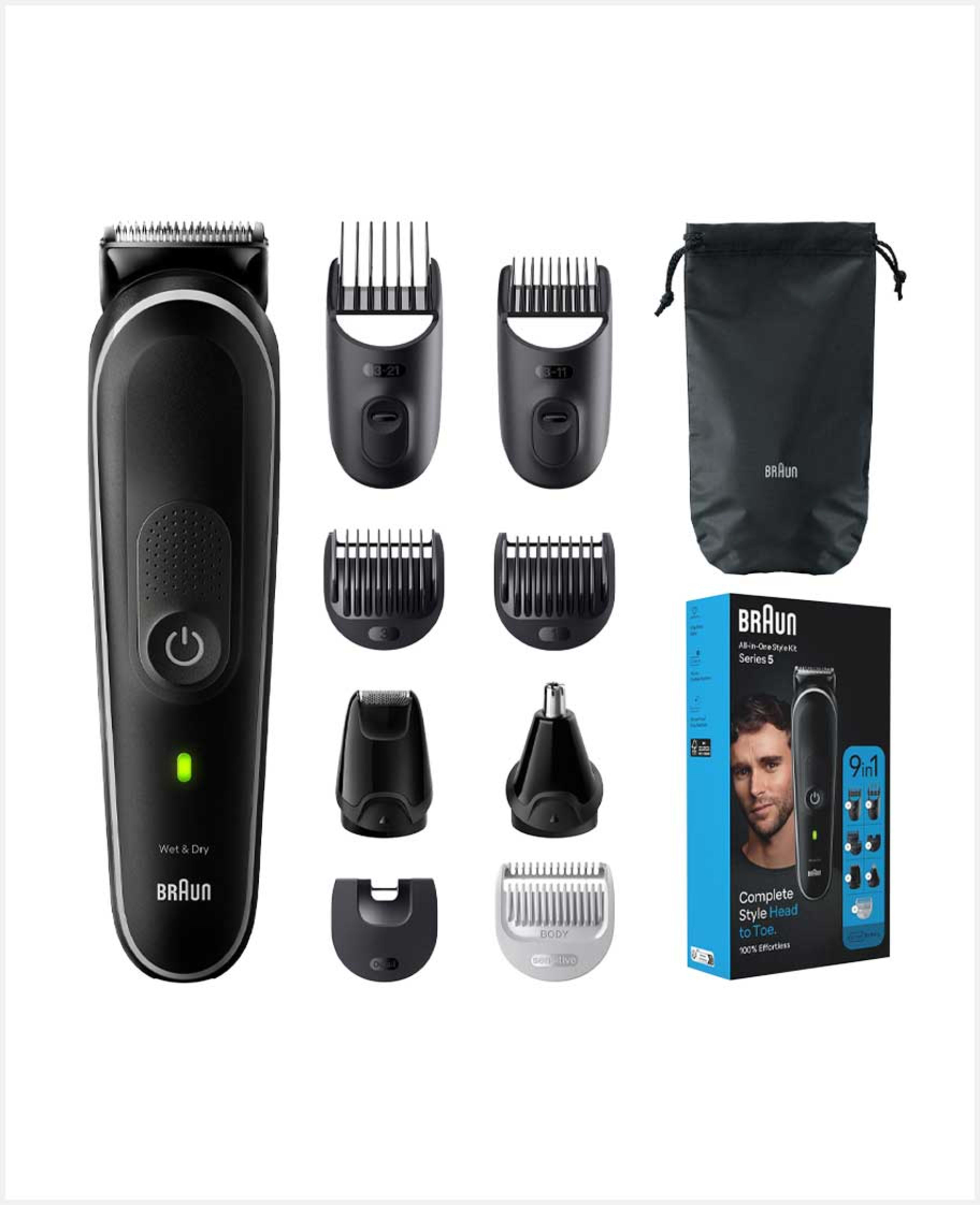 Braun Multi-grooming Kit Black/grey Box Mgk5420