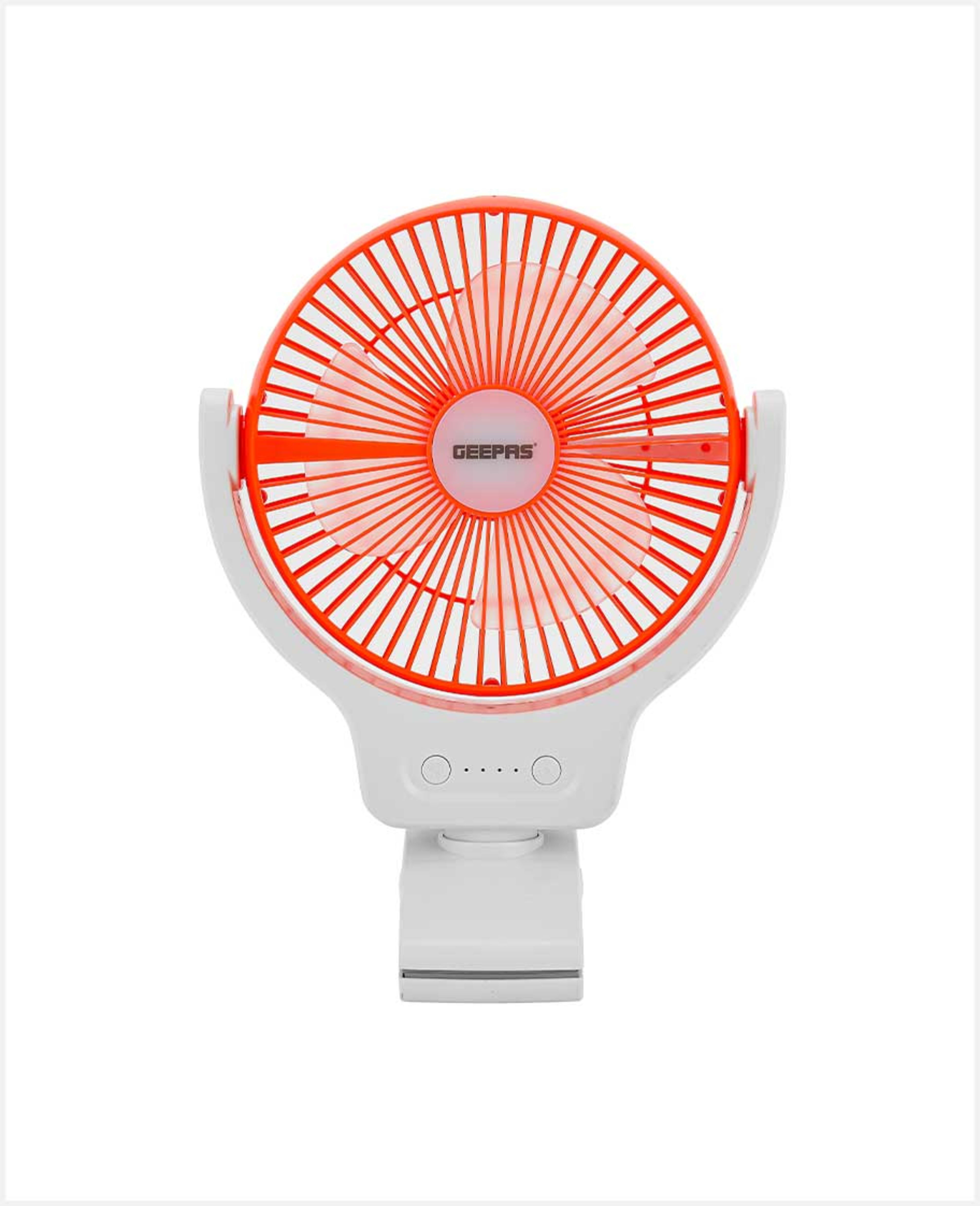 Geepas Multi Angle LED Clip Fan 8inch Gf21121
