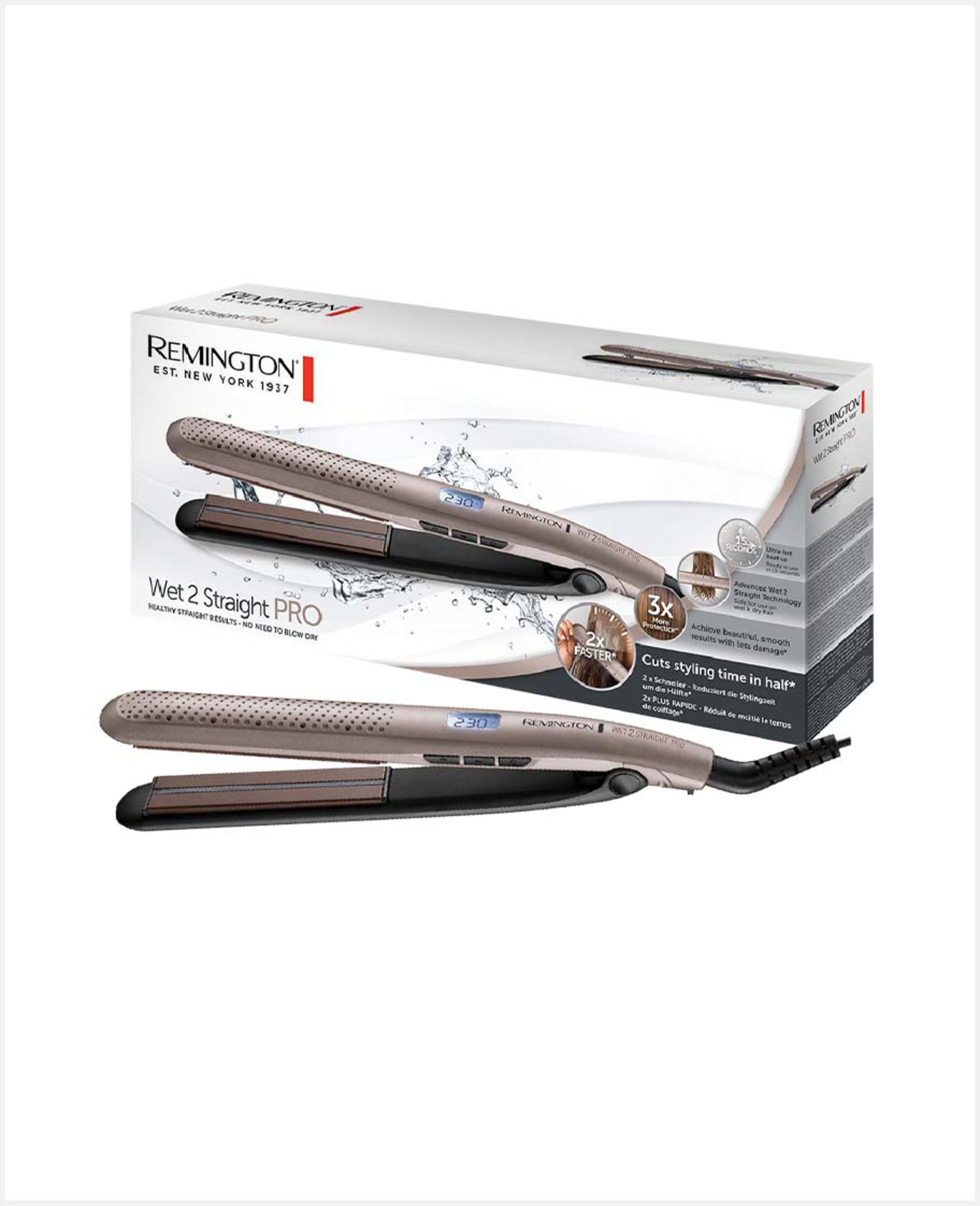 Remington Wet Straight Pro Straightener S7970