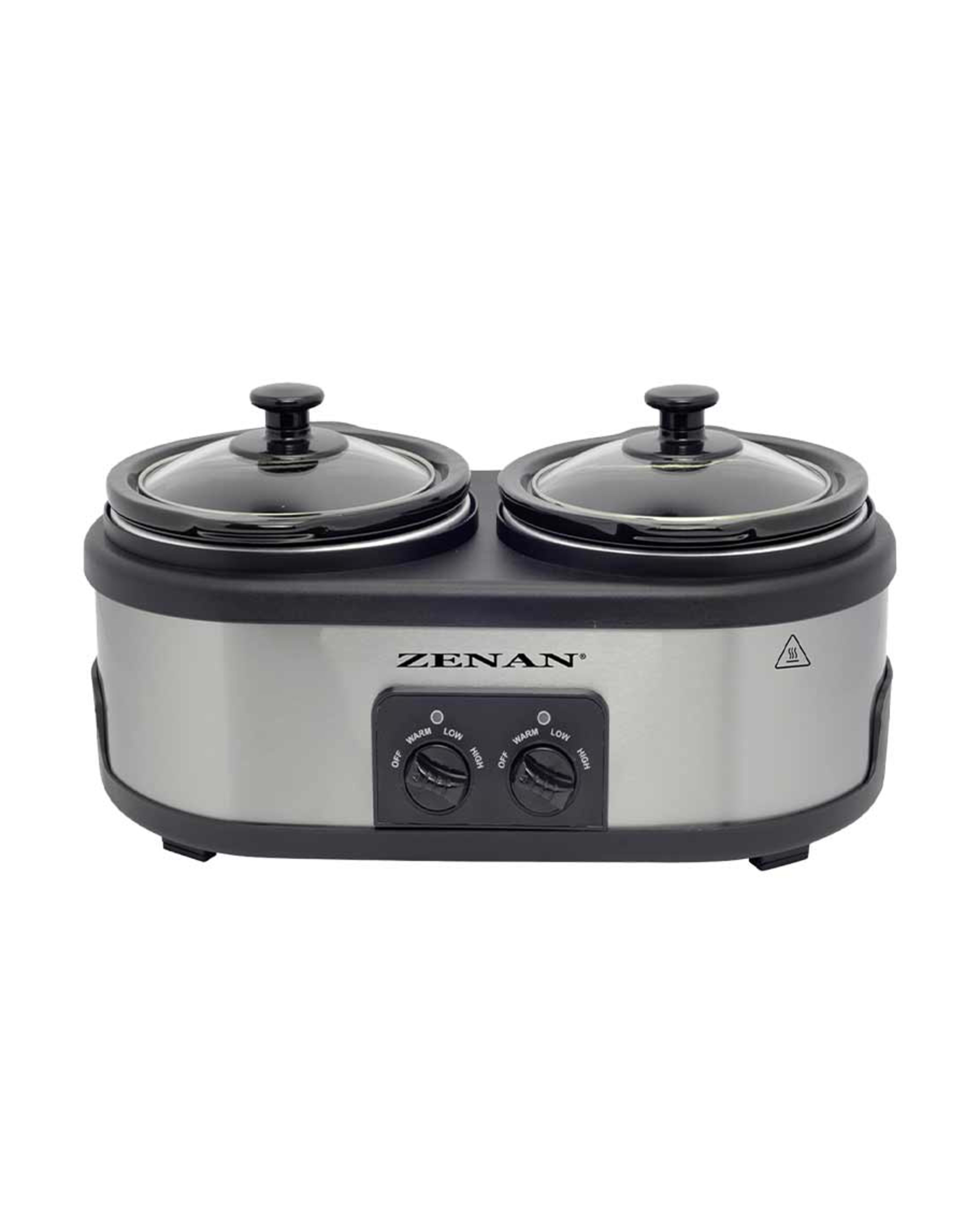Zenan Dual Slow Cooker+1.5lx2bowls 100w Zscr-2x15