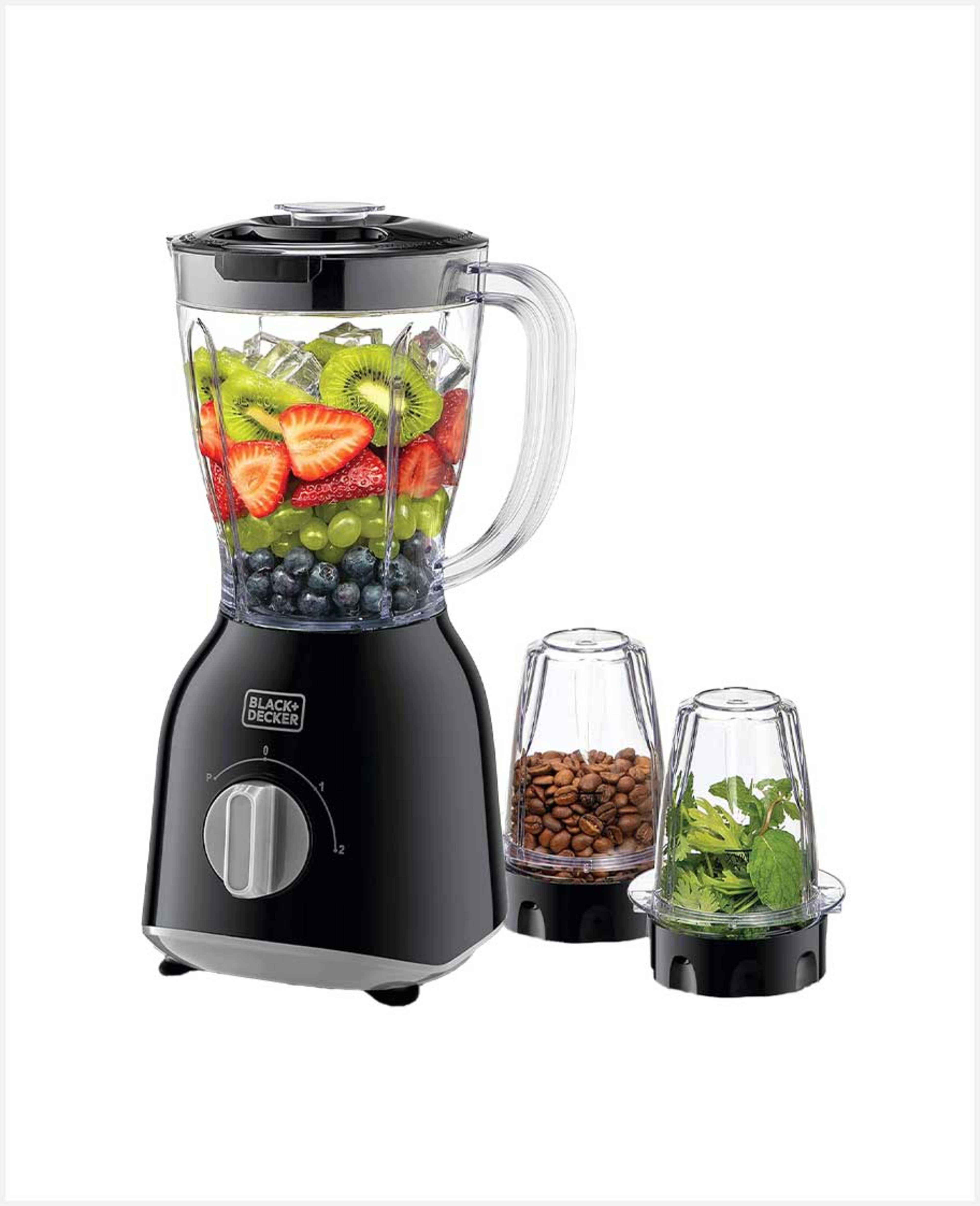 Black & Decker Blender+2 Mills 400w 1.0l Bx365e-b5