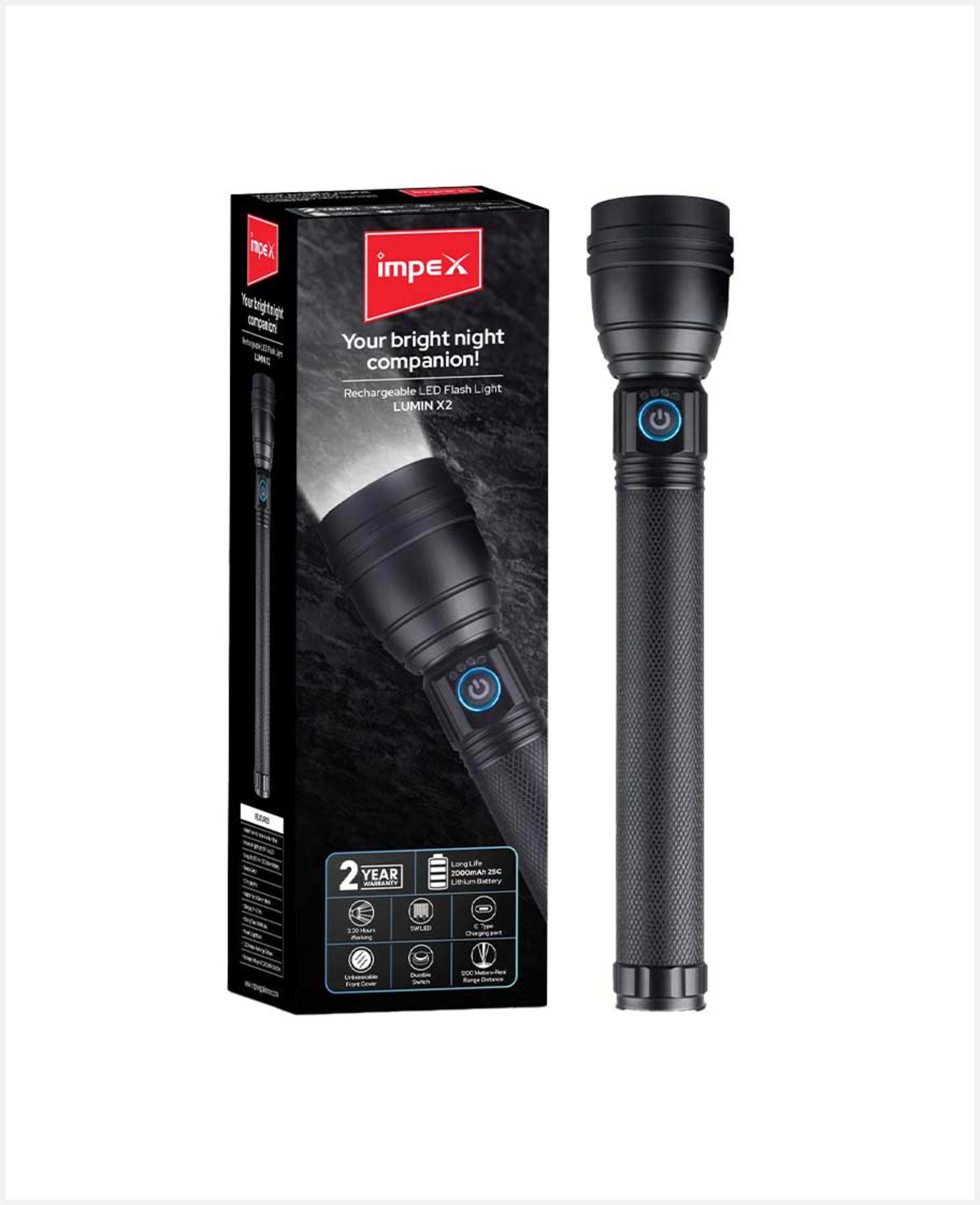 Impex LED Flash Light Lumin X2