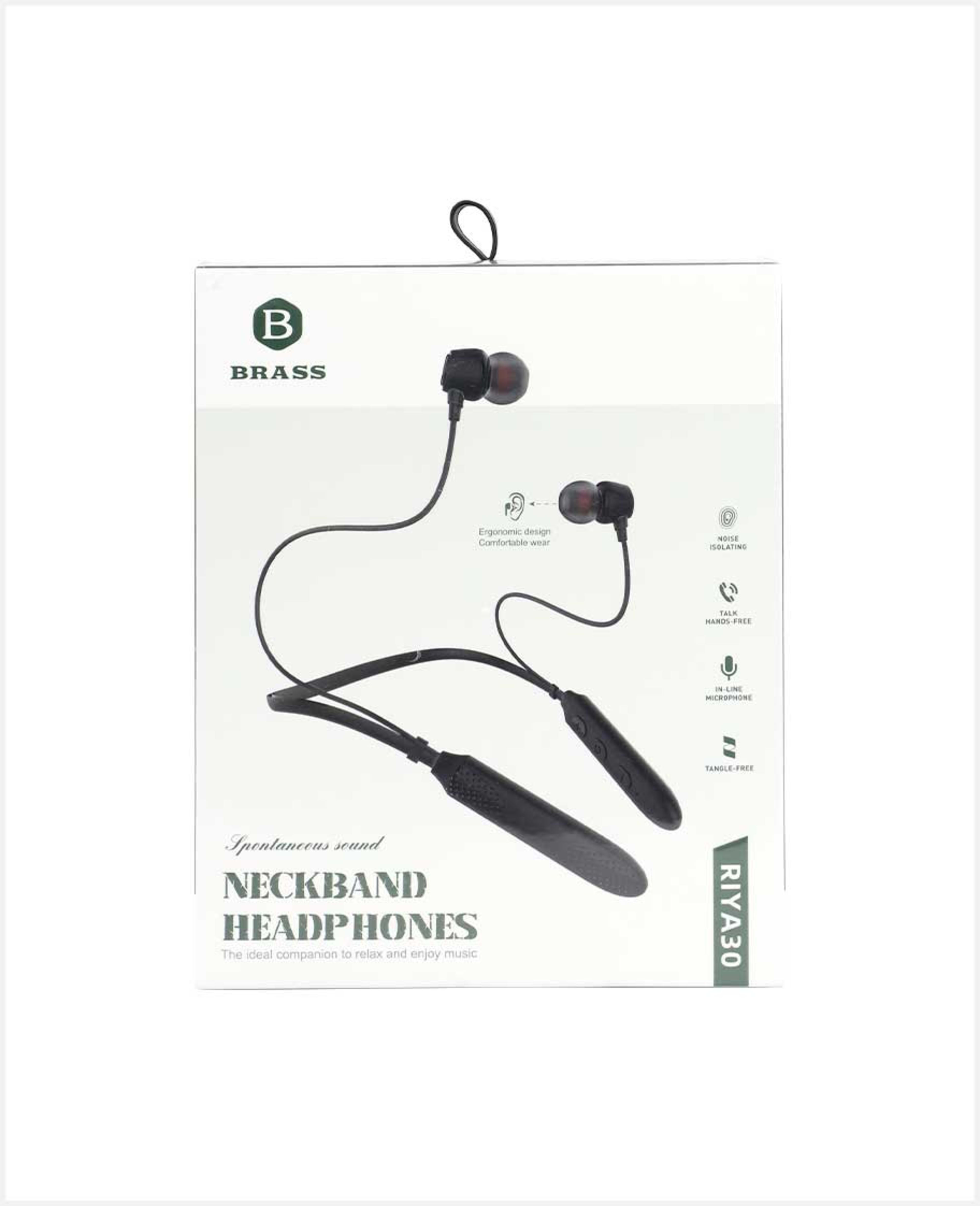 Brass Neckband Headphones Riya30