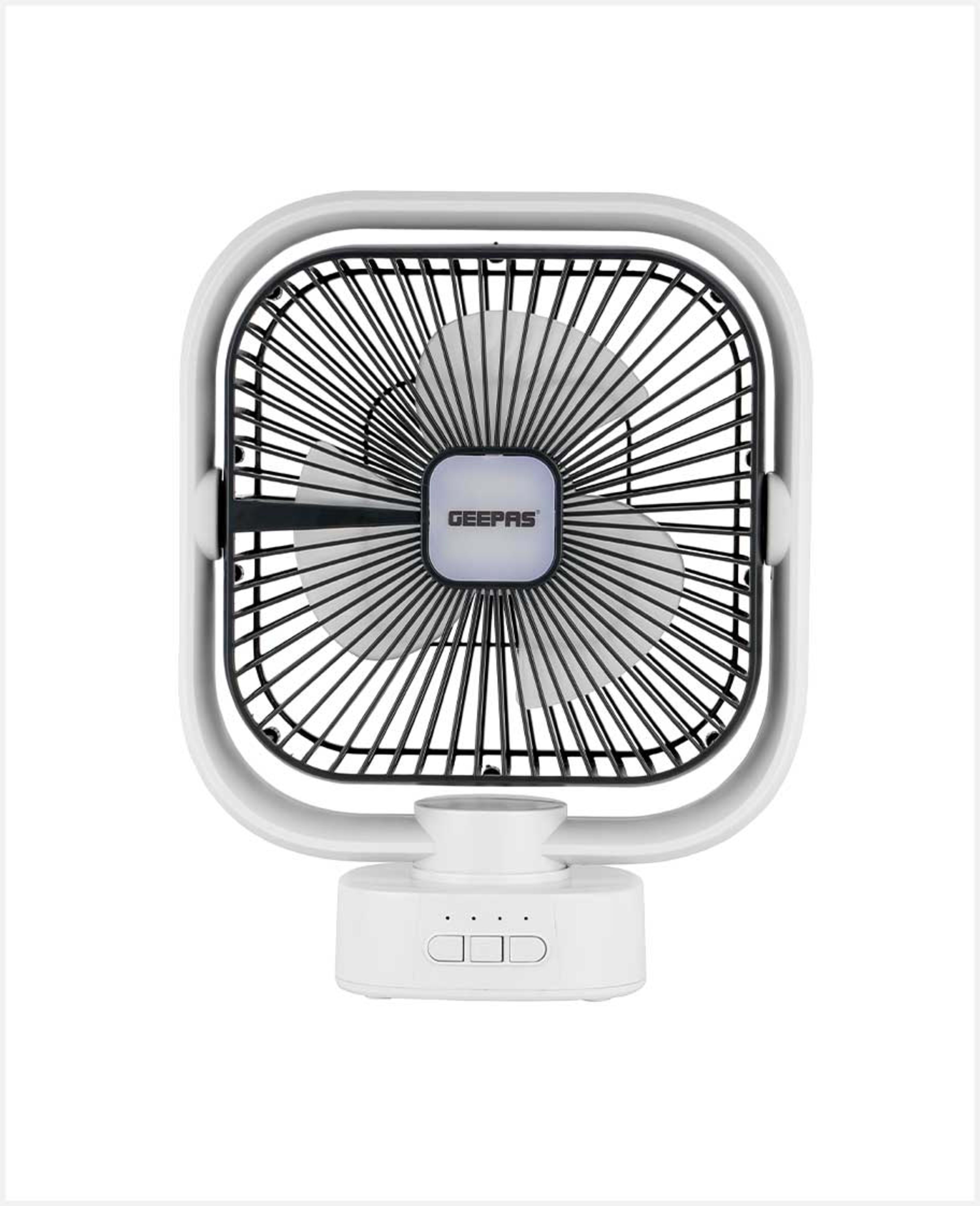 Geepas Oscillating LED Table Fan 8inch Gf21122