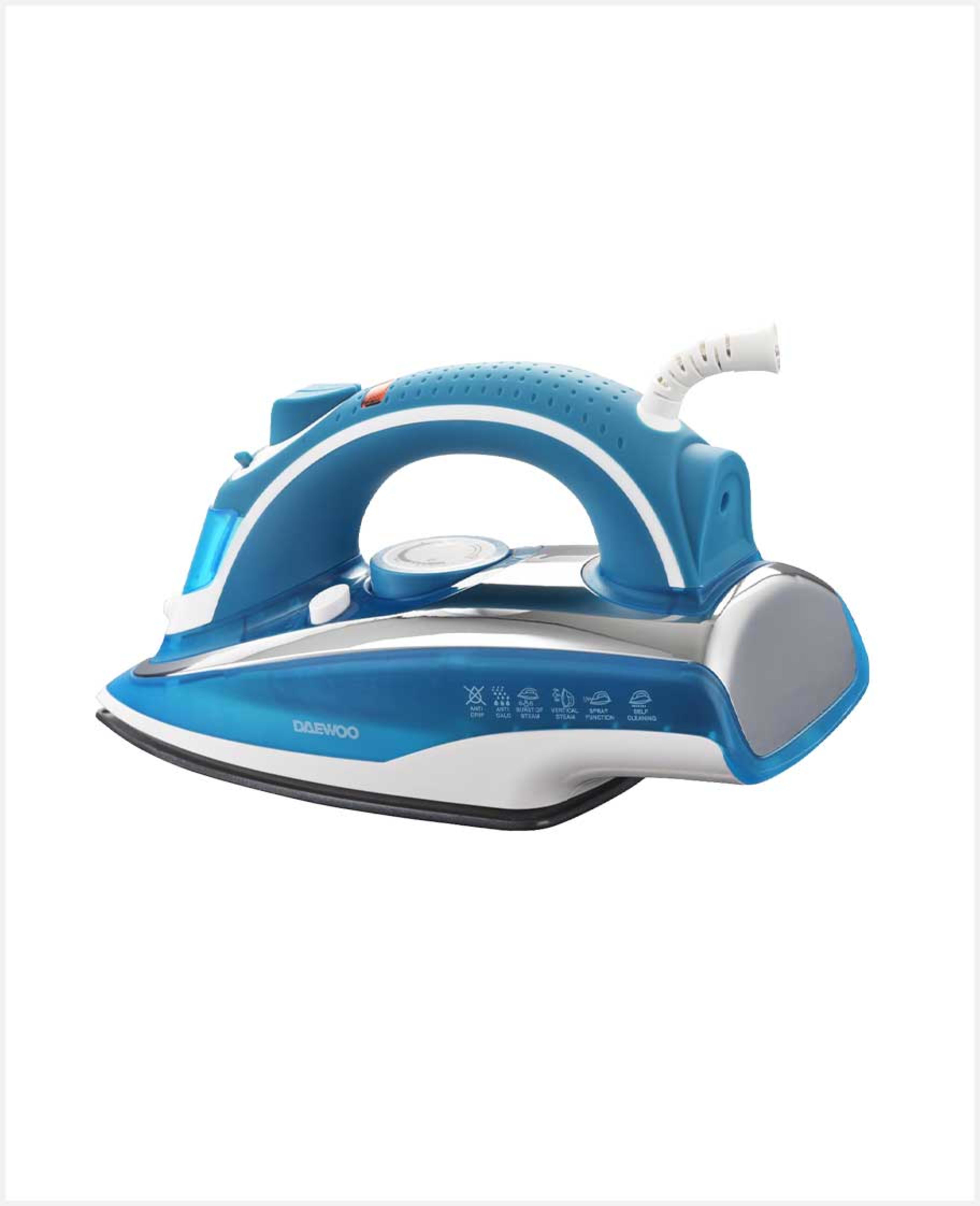 Daewoo Steam Iron with Ceramic Sole Plate 310ml Dsi 2020