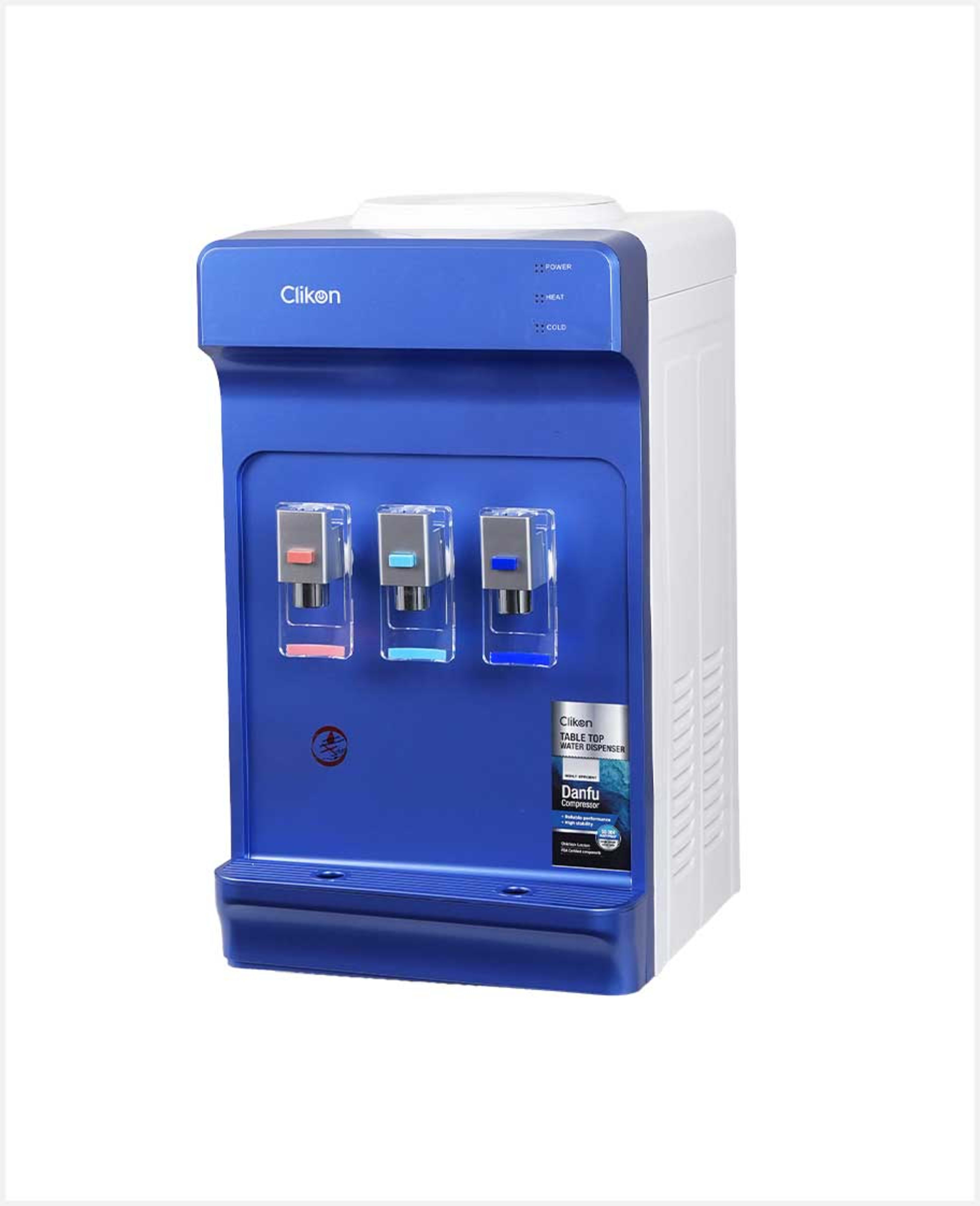 Clikon Table Top Water Dispenser 3 Tap Ck4061