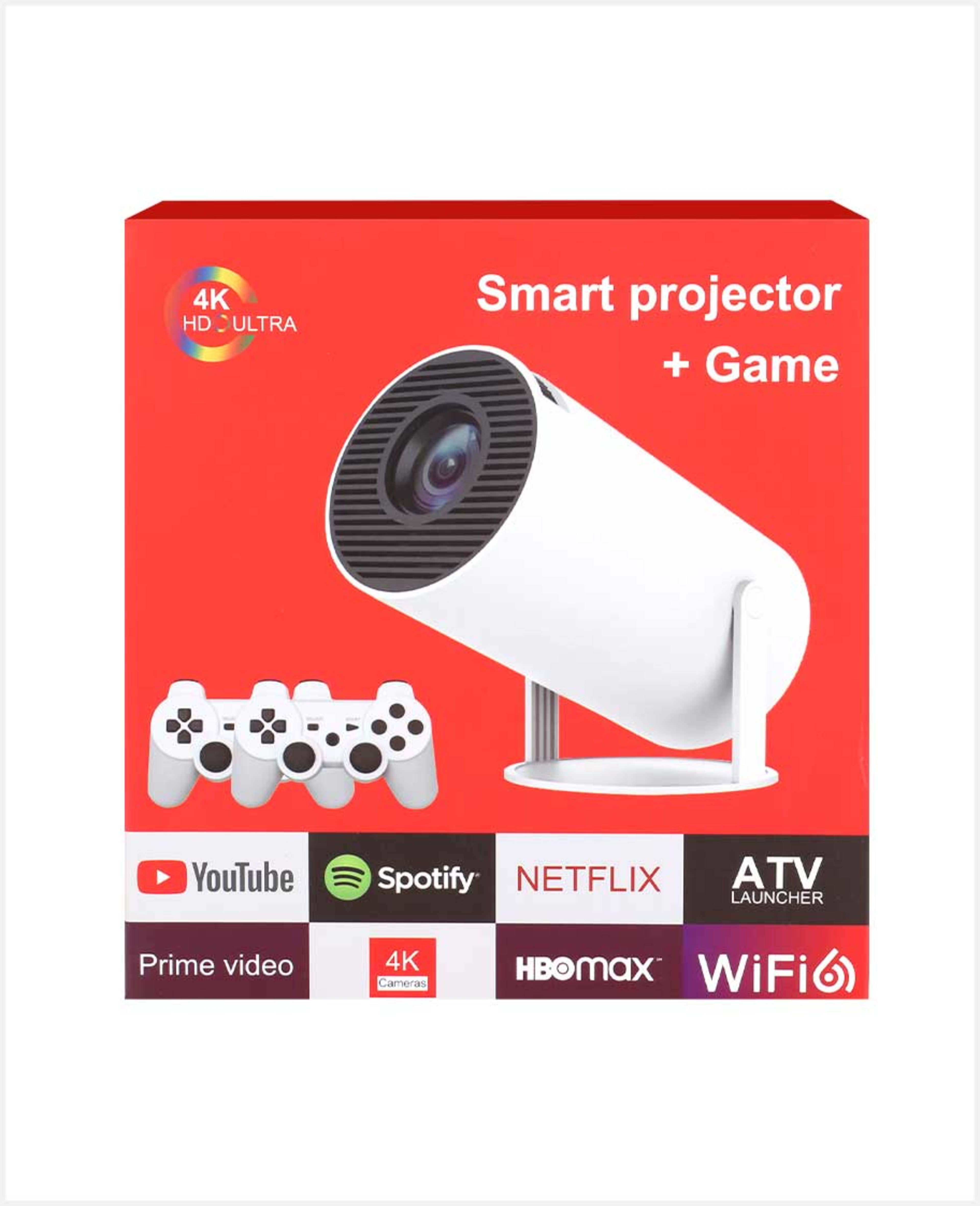 2in1 Wireless 3d Game Projector 2.4g 4k