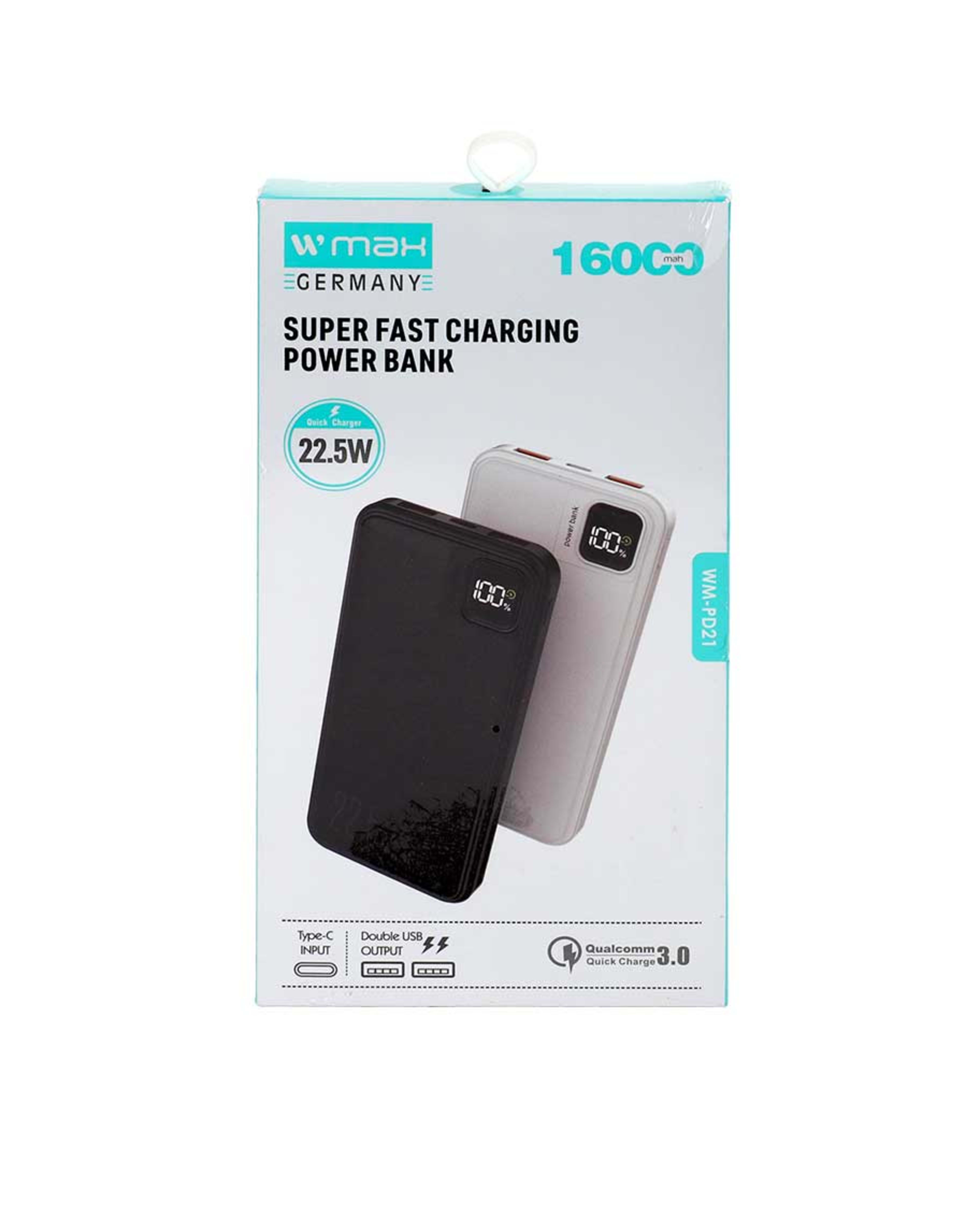Wellmax Super Fast Charging Power Bank 16000 Mah Wm-pd21