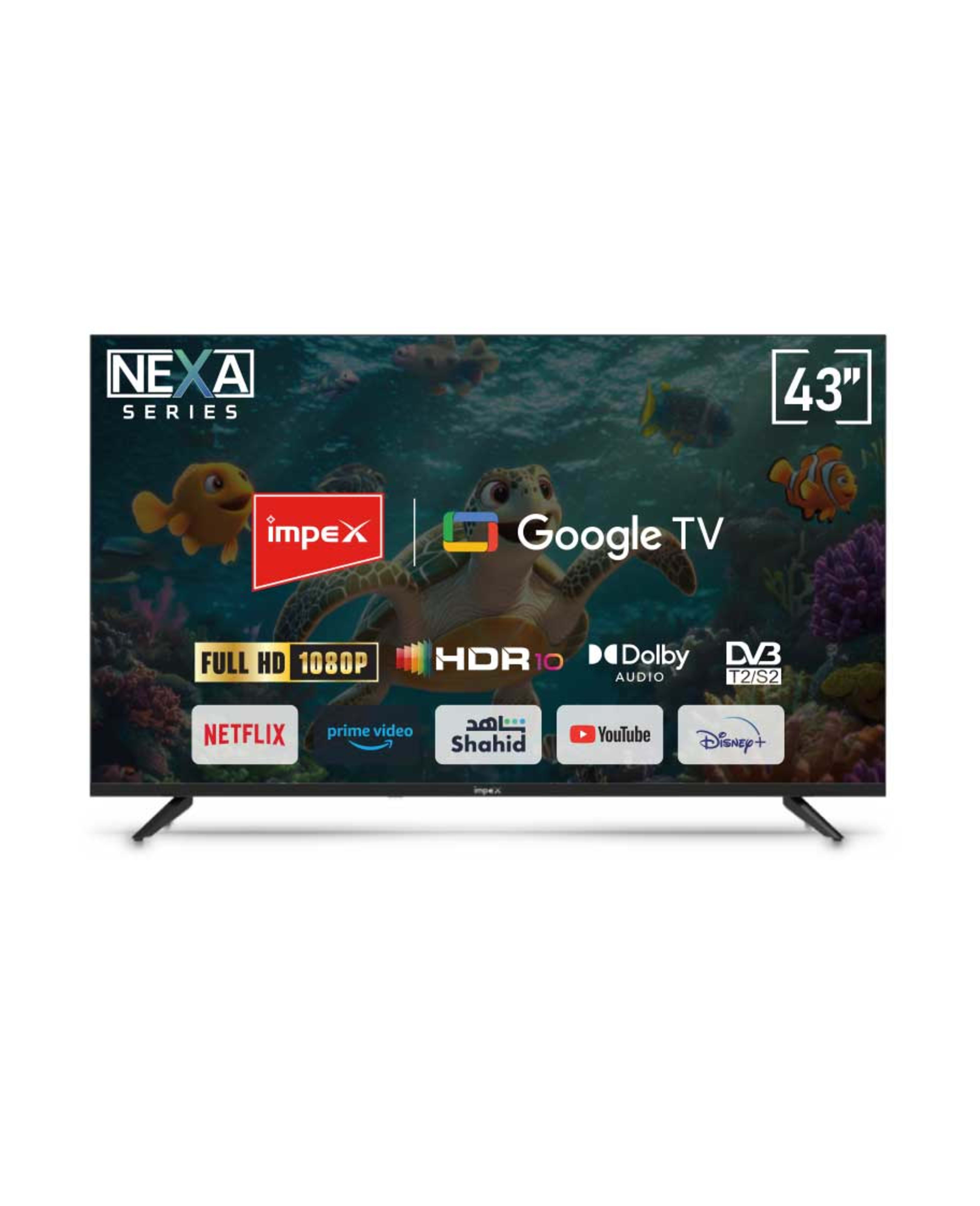 Impex Fhd Smart Google TV 43inch Nexa 43 Smart