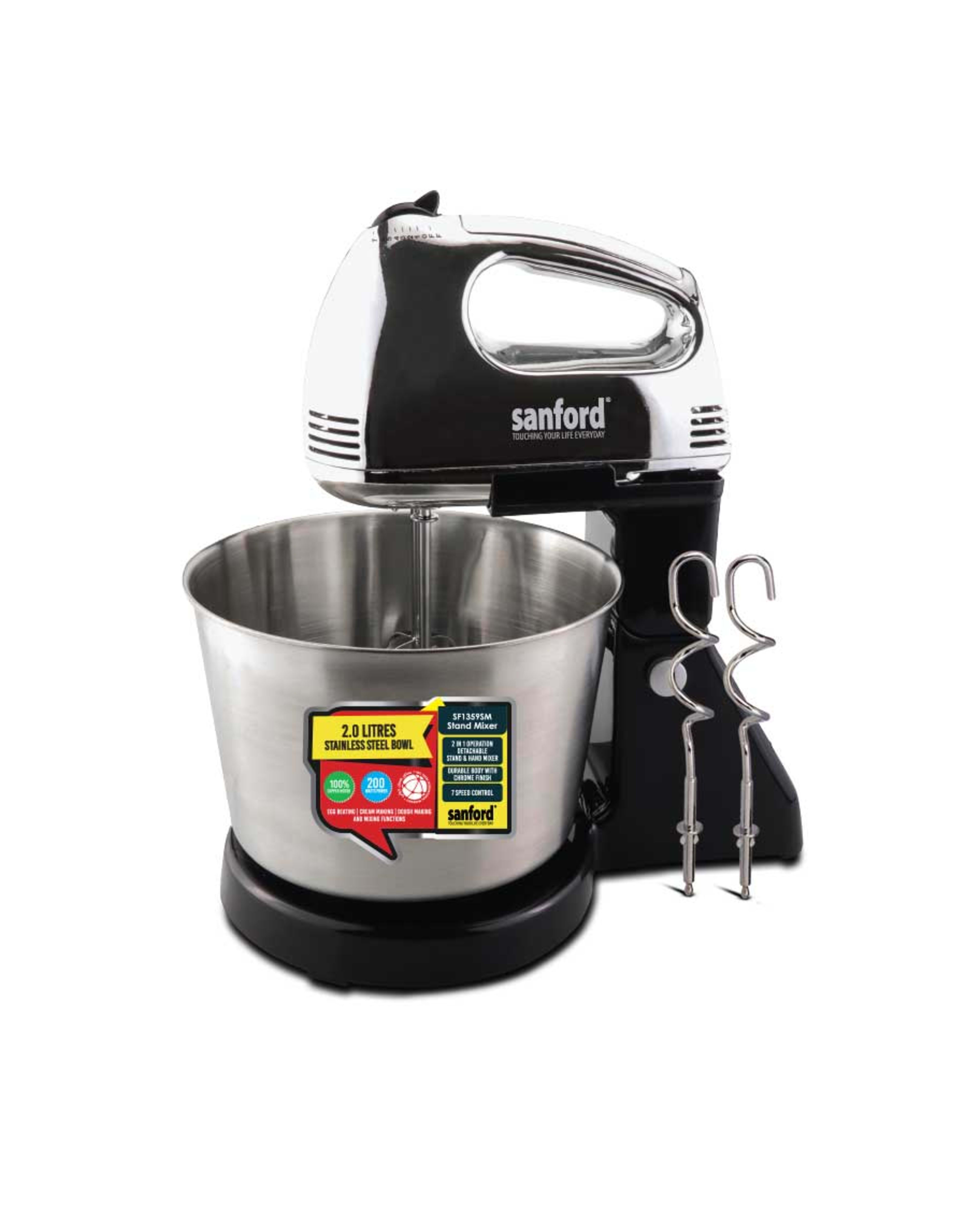 Sanford Stand Mixer 200watts Sf1359sm Bs