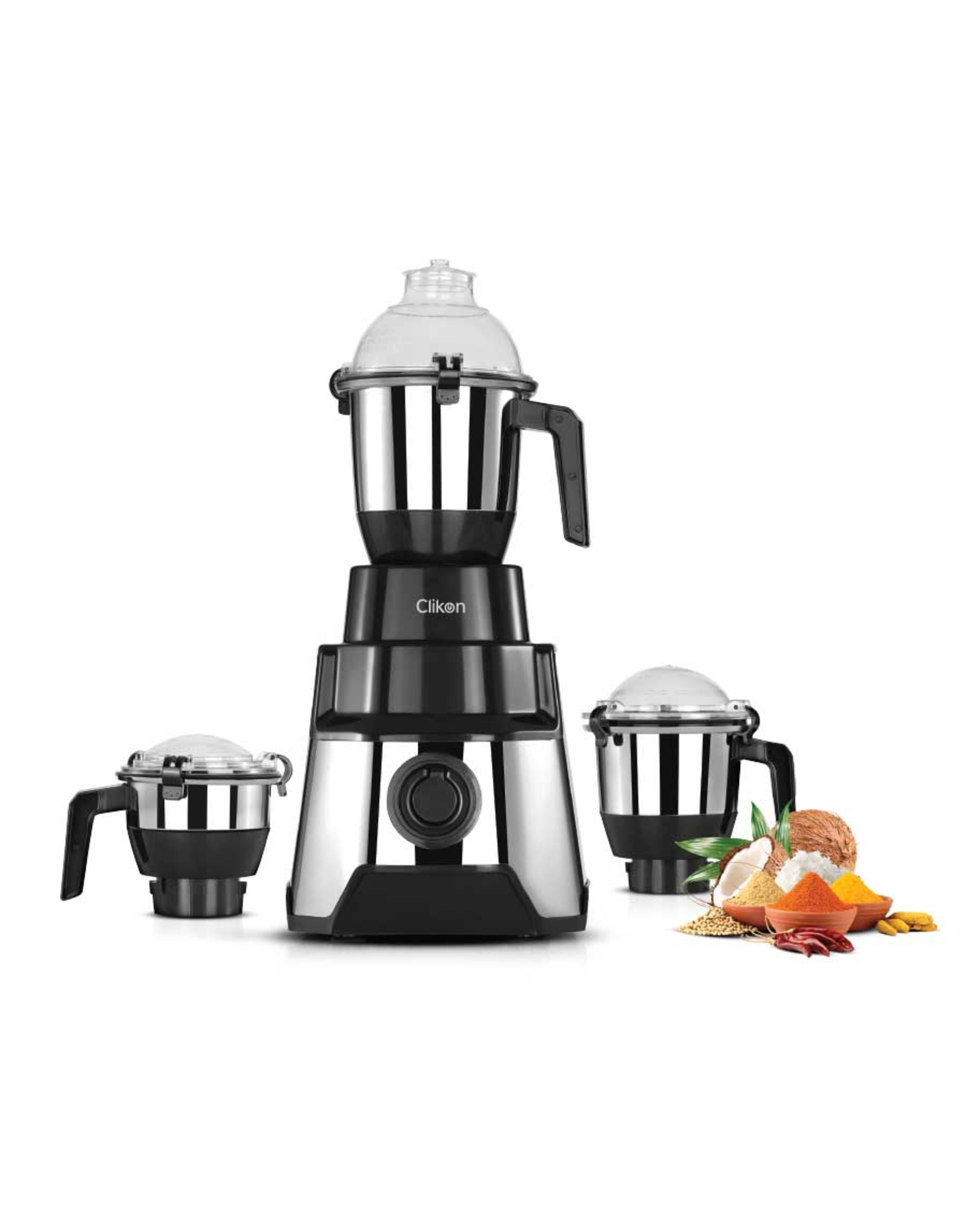 Clikon 3in1 Stainless Steel Body Indian Mixer Grinder 1000w Ck1204