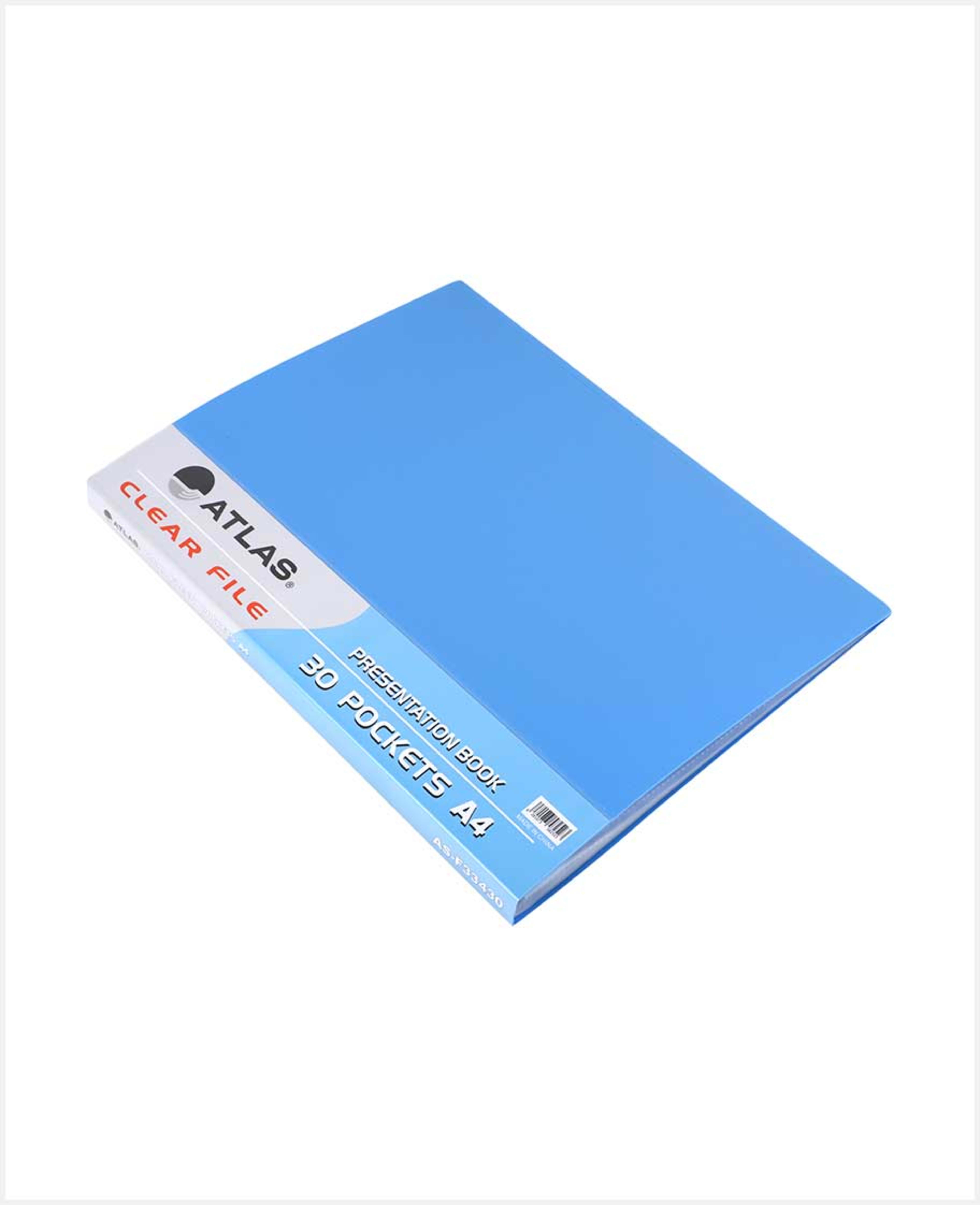 Atlas Clear File A4 30pcs Assorted As-f33430-ass