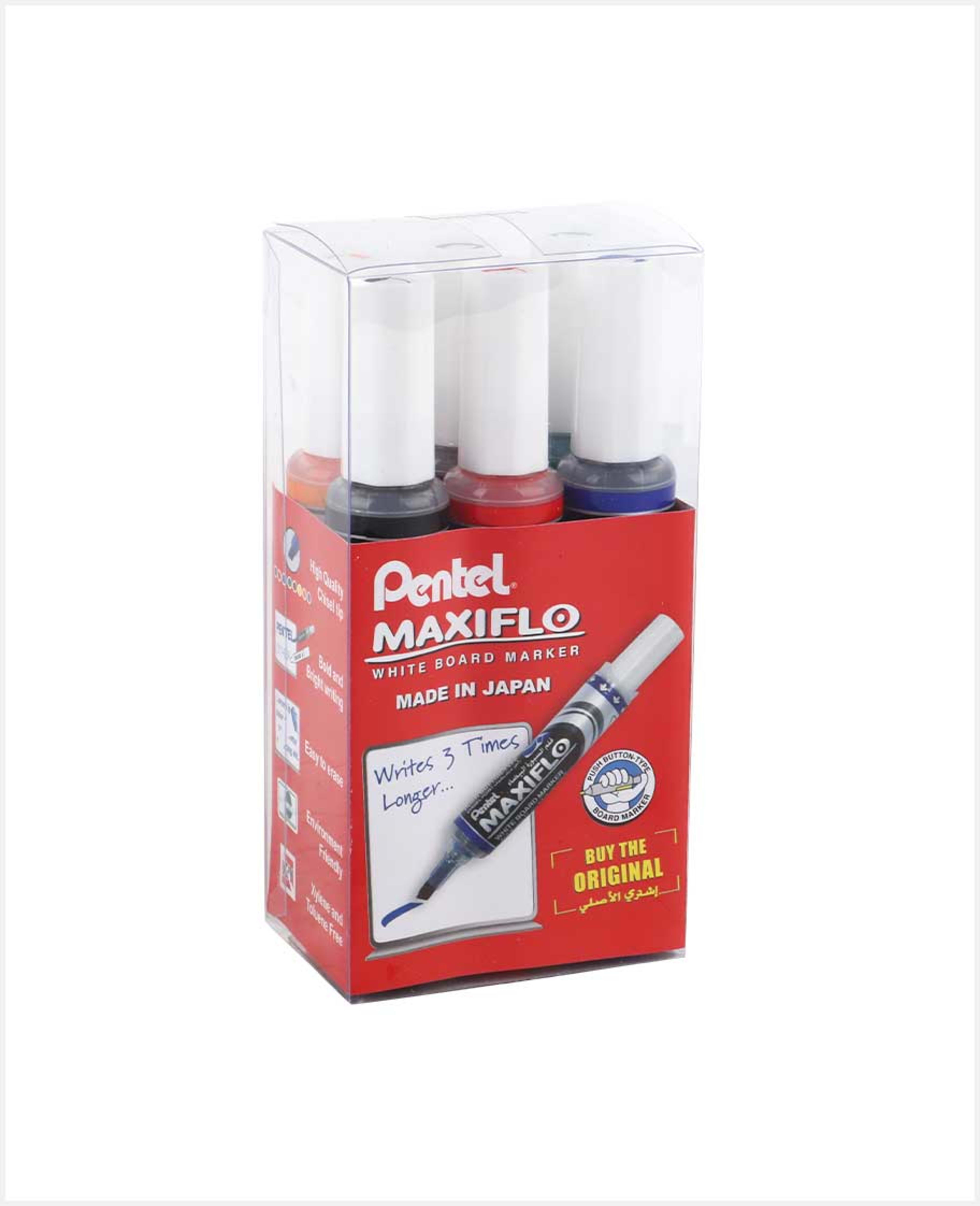 Funbo Maxiflo White Board Marker 6pcs Pep-mwl6-06
