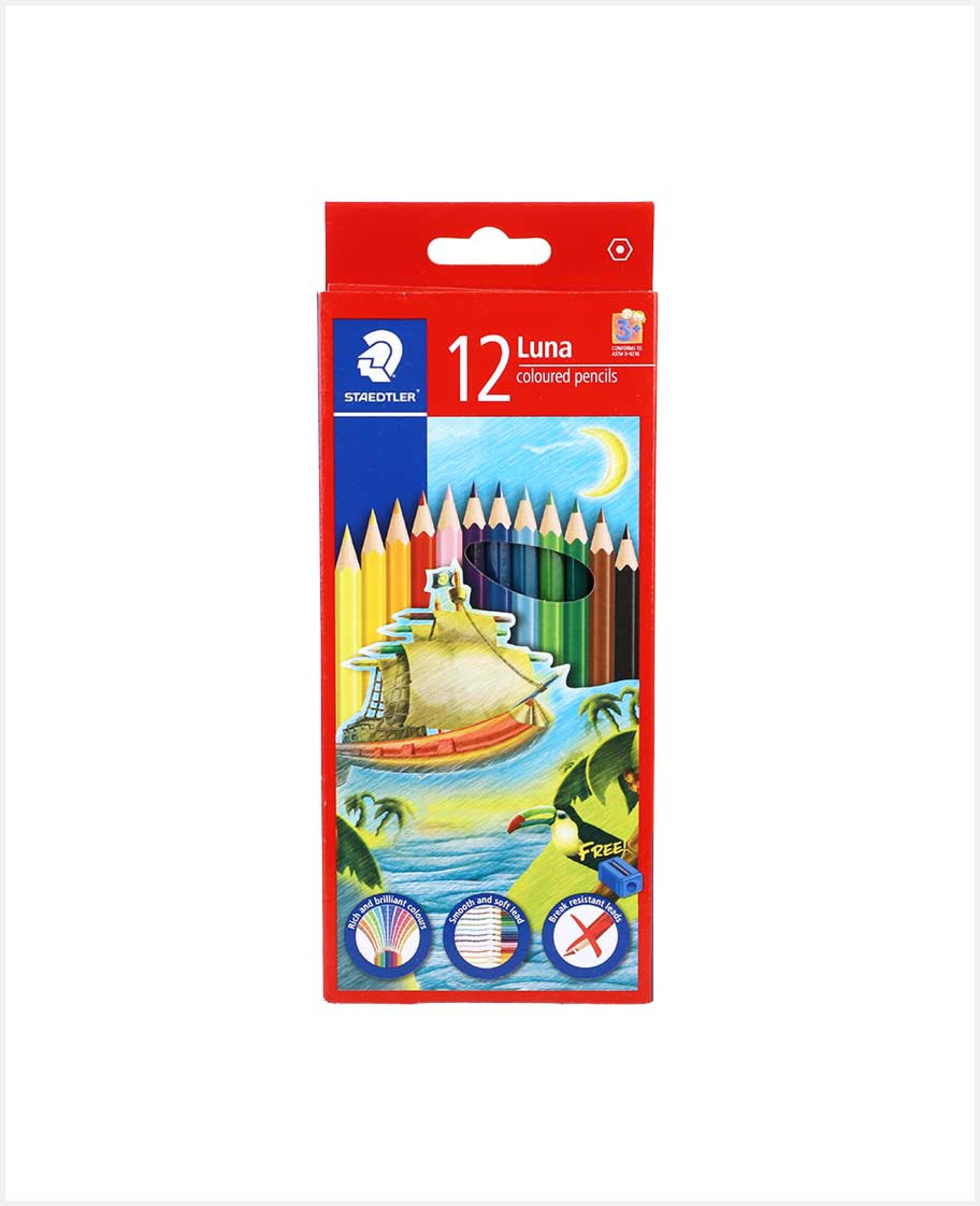 Staedtler Luna Colouring Pencils 12col St-136-lc12