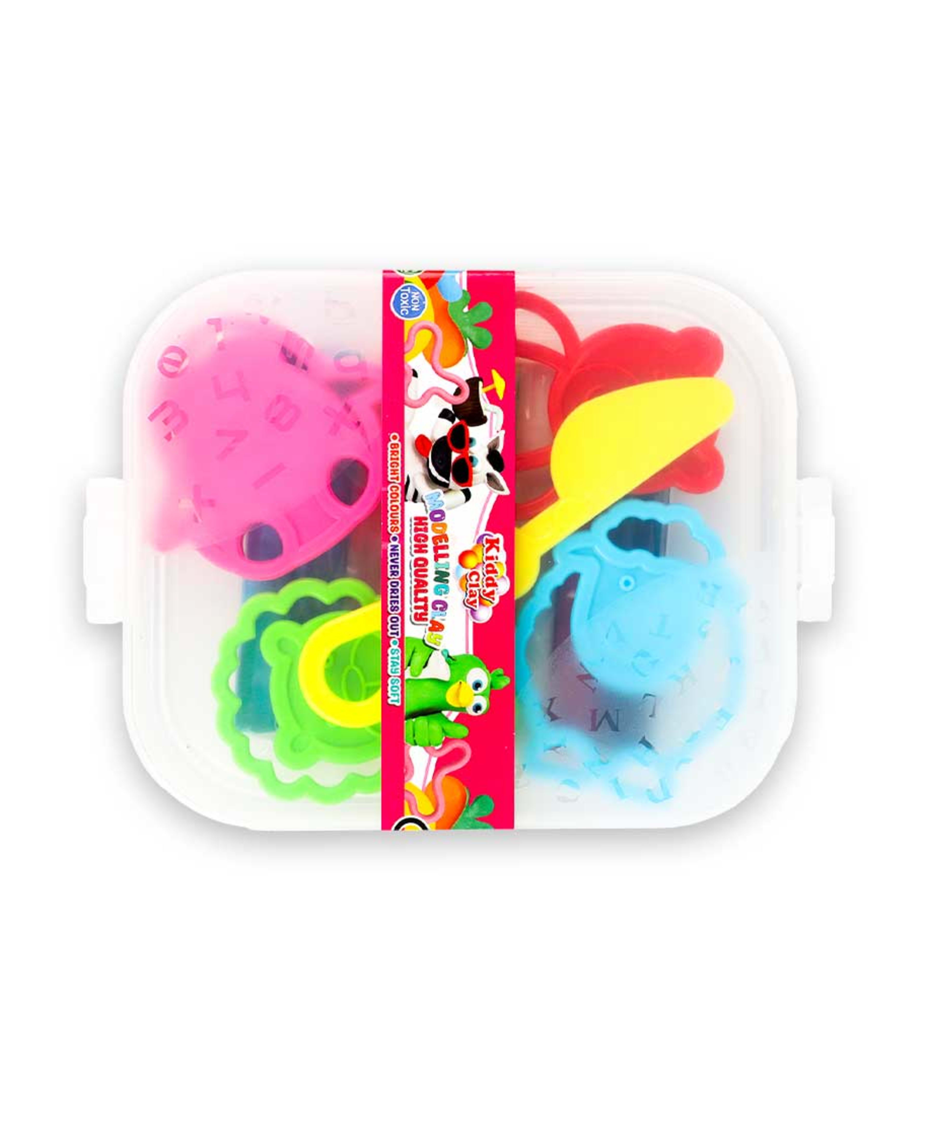Kiddy Clay Modelling Clay Px-150-8+4bmt