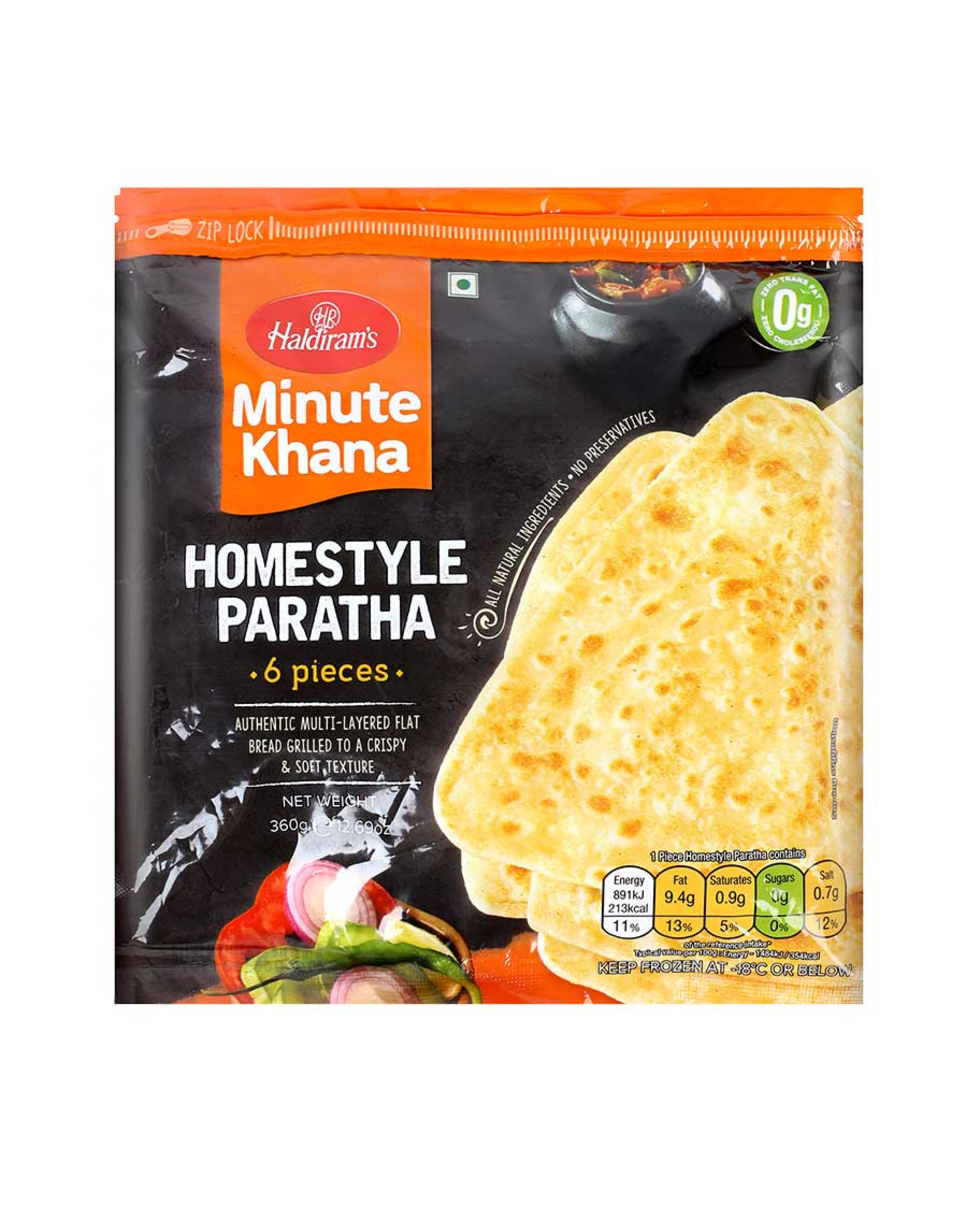 Haldiram's Frozen Homestyle Paratha 360gm