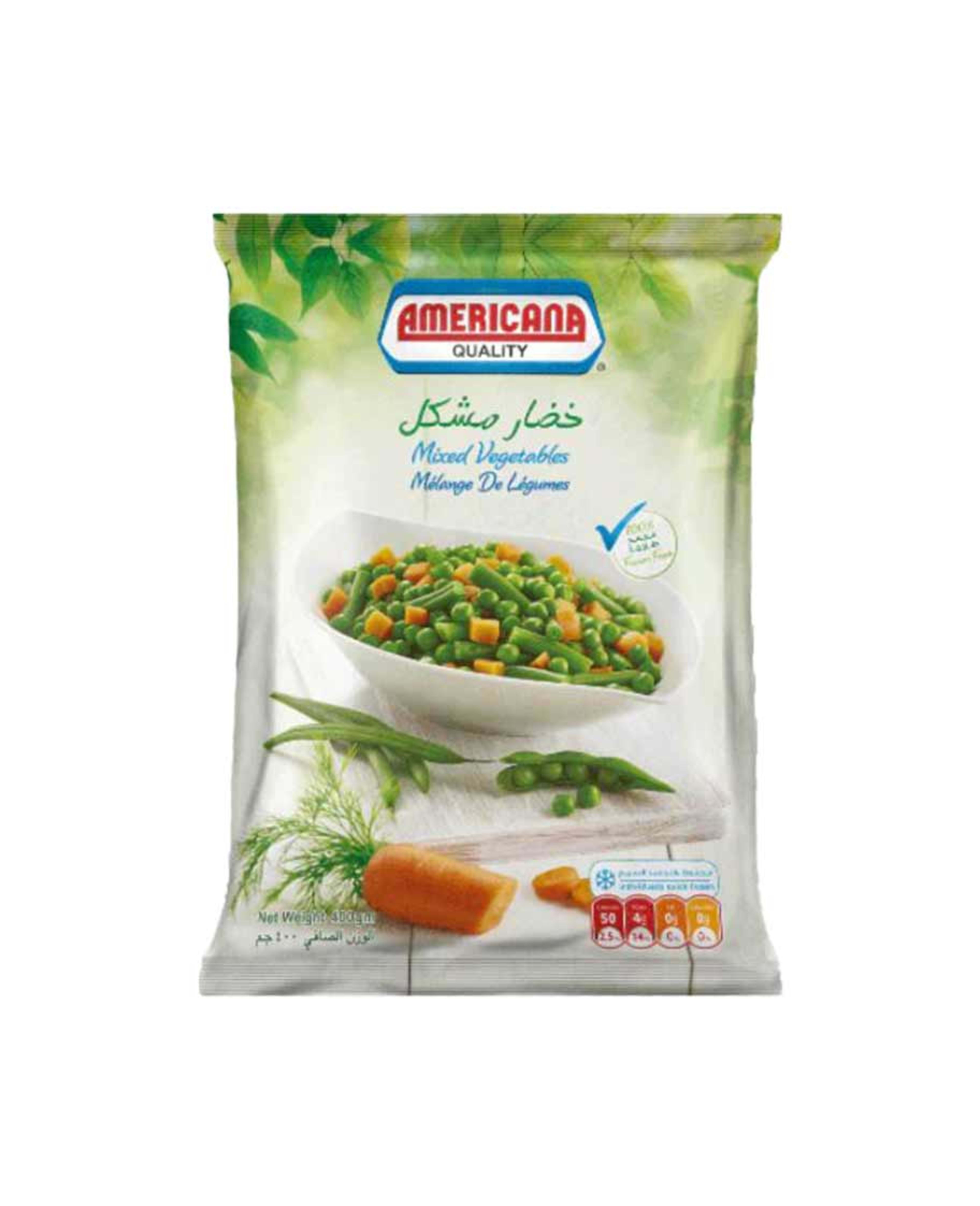 Americana Mixed Vegetable 400gm