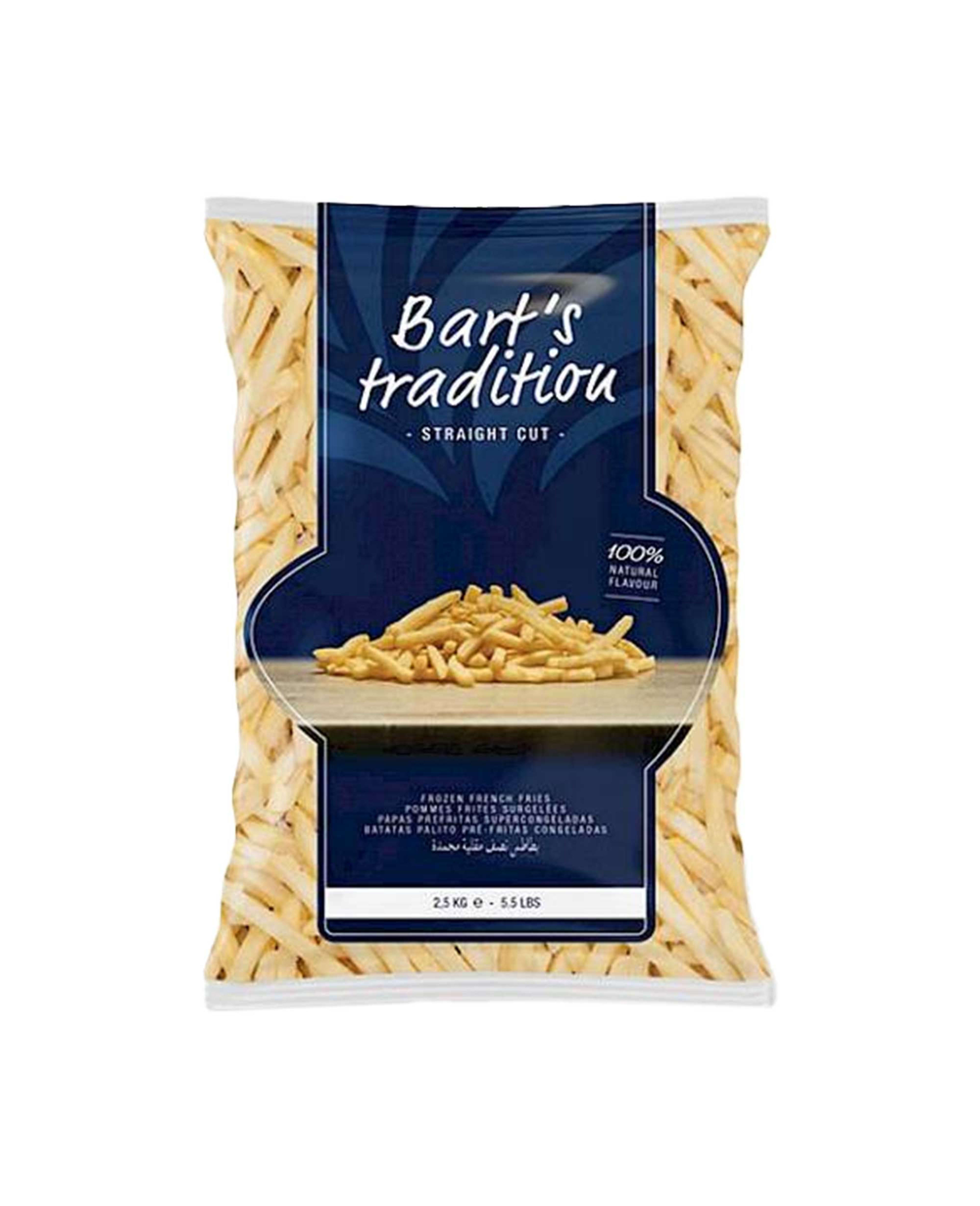 Bart's Tradition Straight Cut Fries 2.5kg