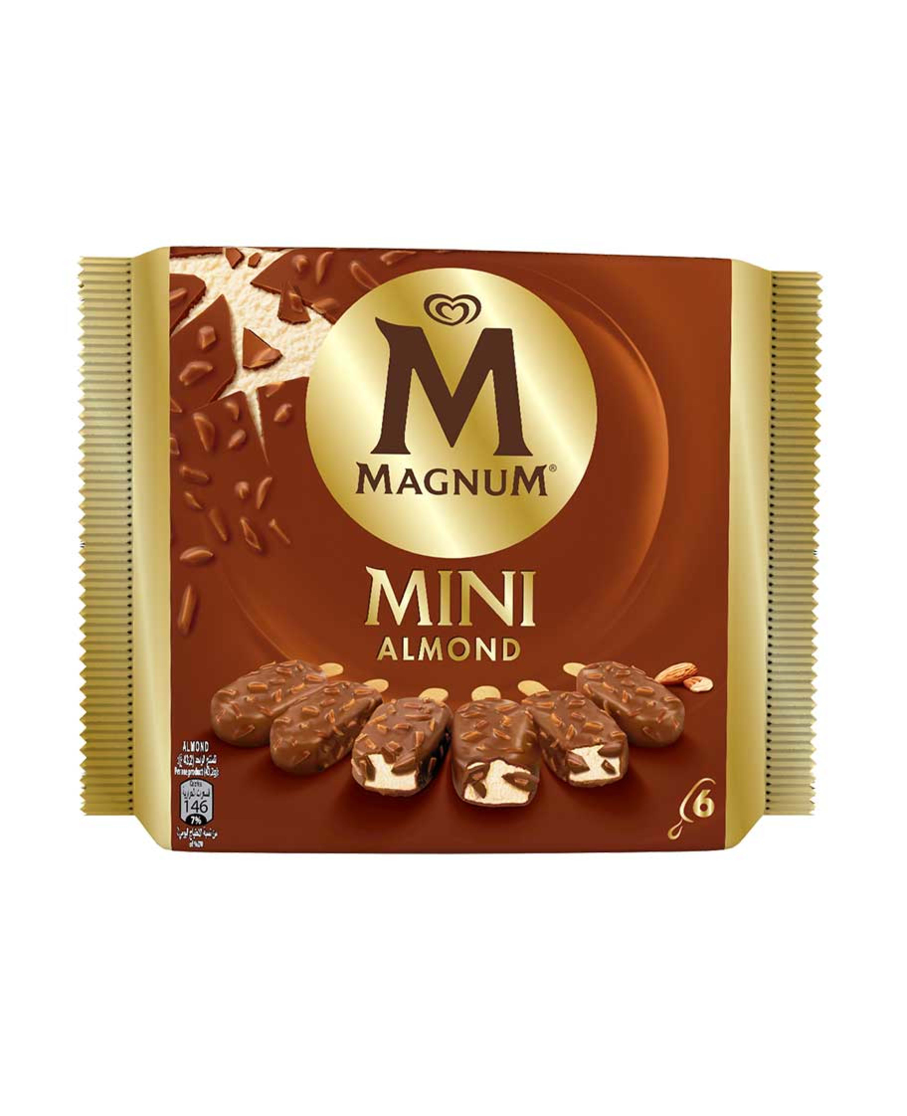 Magnum Mini Almond Ice Cream 6pcs 330ml
