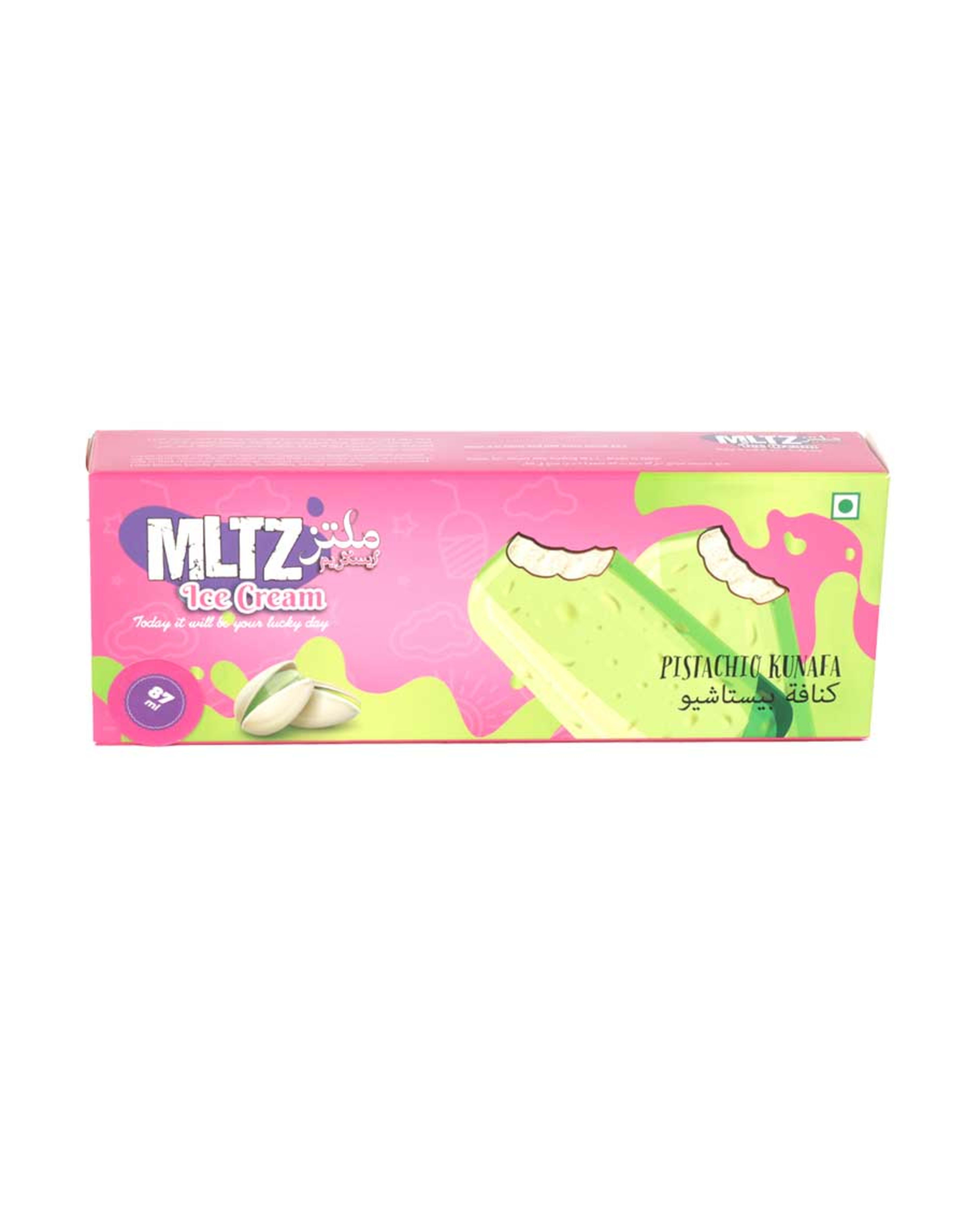 Mltz Pistachio Kunafa Ice Cream 87ml