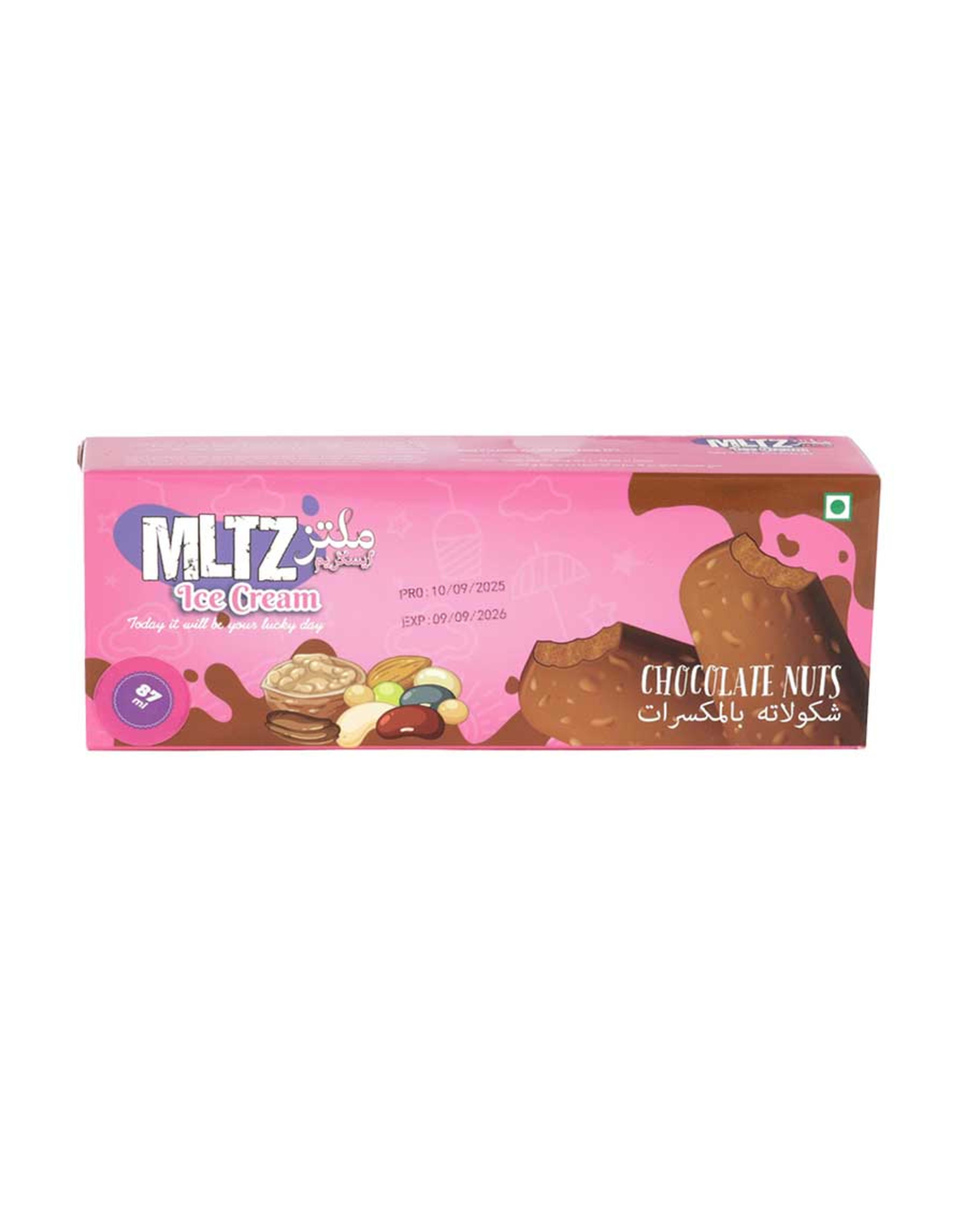 Mltz Chocolate Nuts Ice Cream 87ml