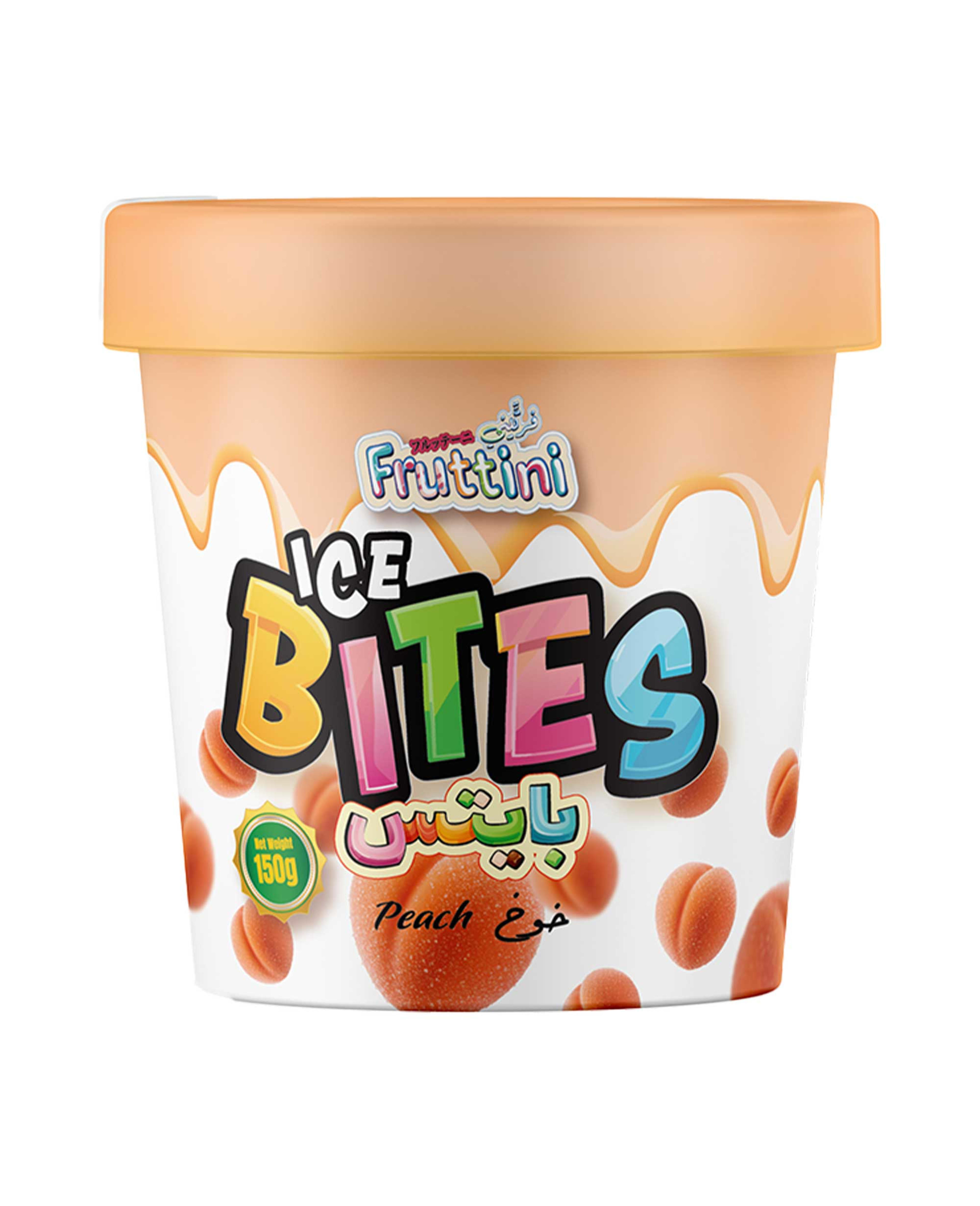 Japanese-camel Fruttini Ice Bites Peach 150gm